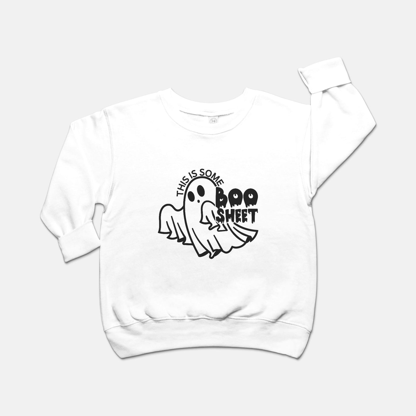 Boo Sheet Toddler Crew Neck Sweatshirt