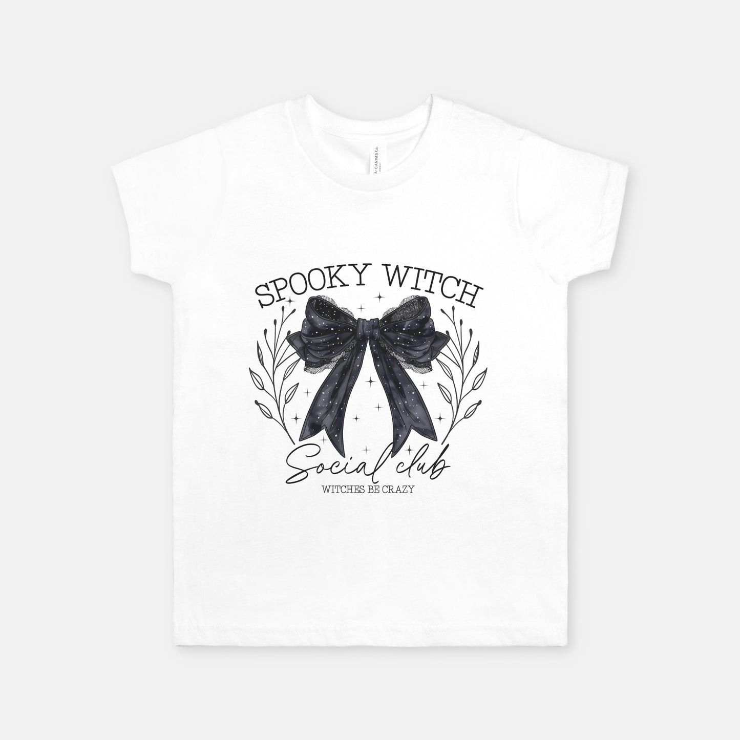 Spooky Witch Kid Short Sleeve Tee