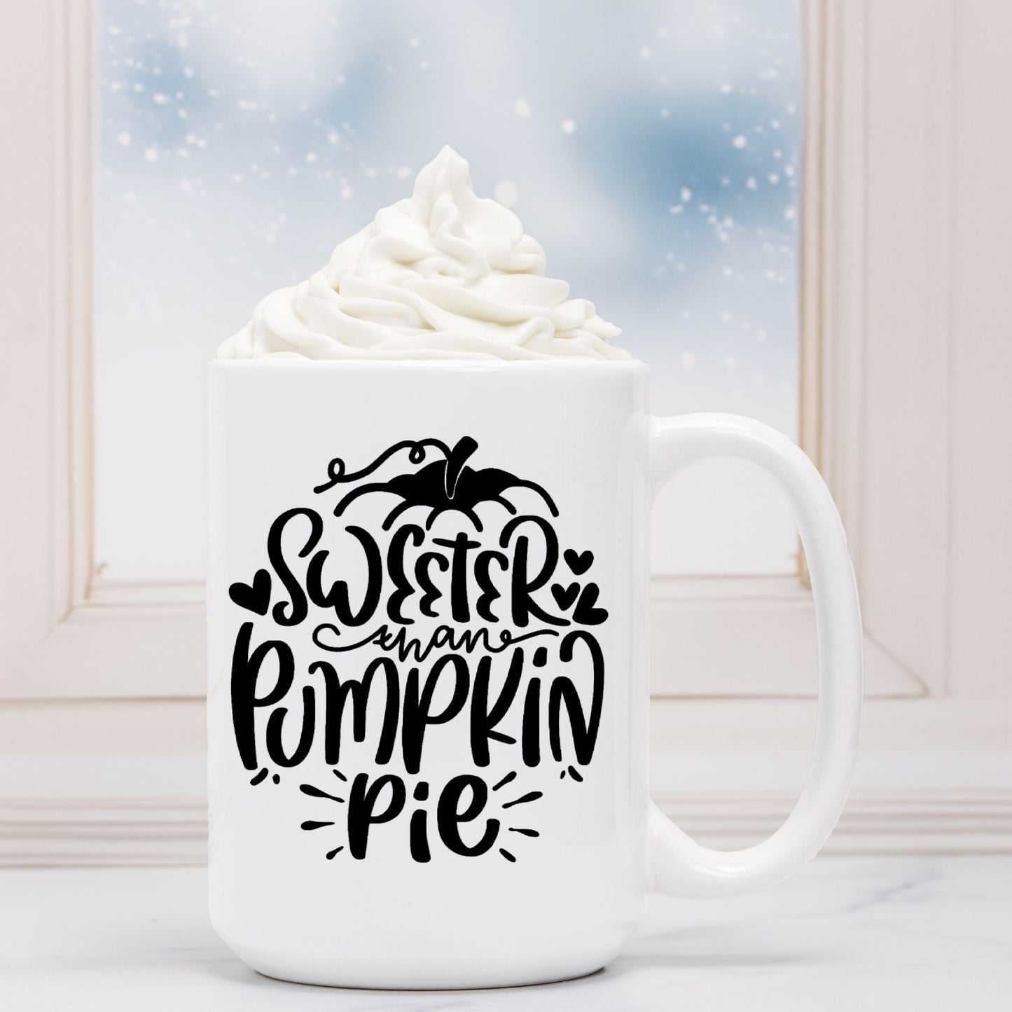 Sweeter than Pumpkin Pie Mug Deluxe 15oz.