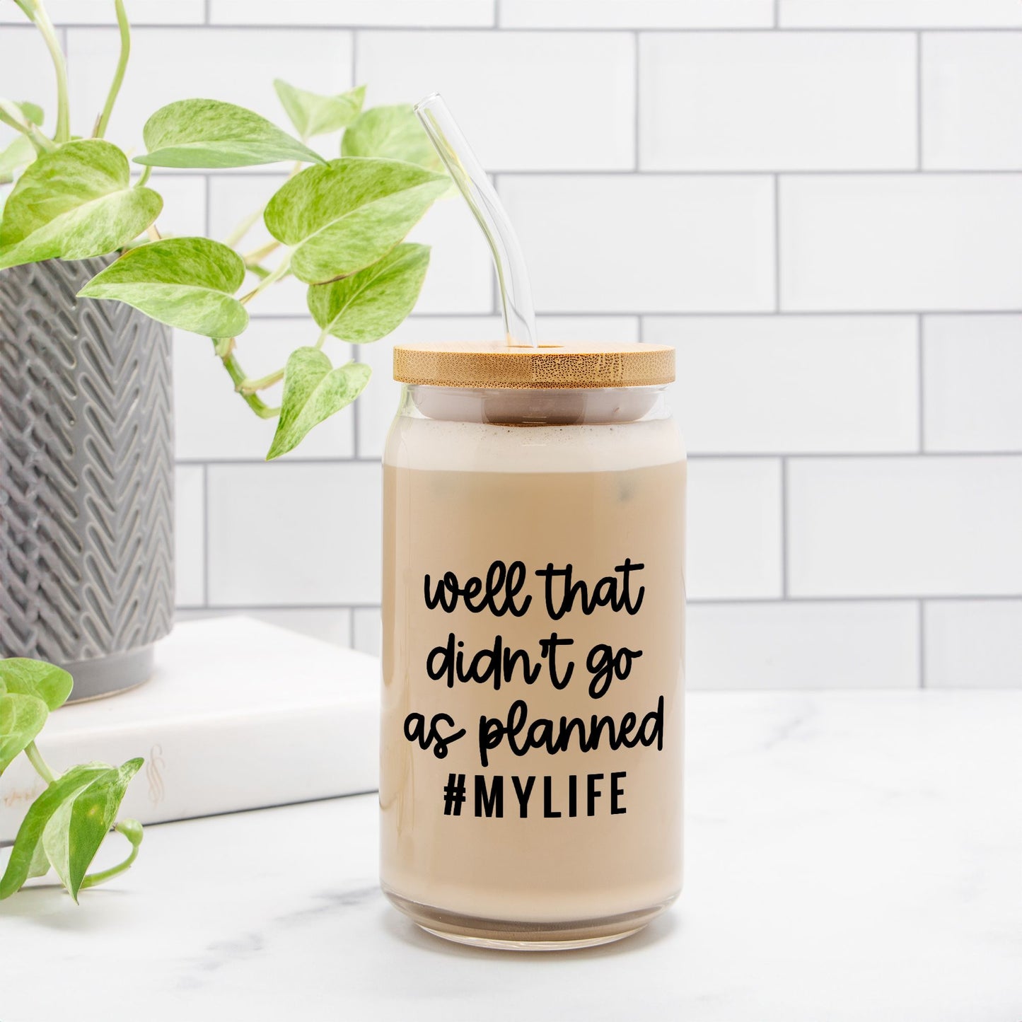 Oops My Life Glass Can