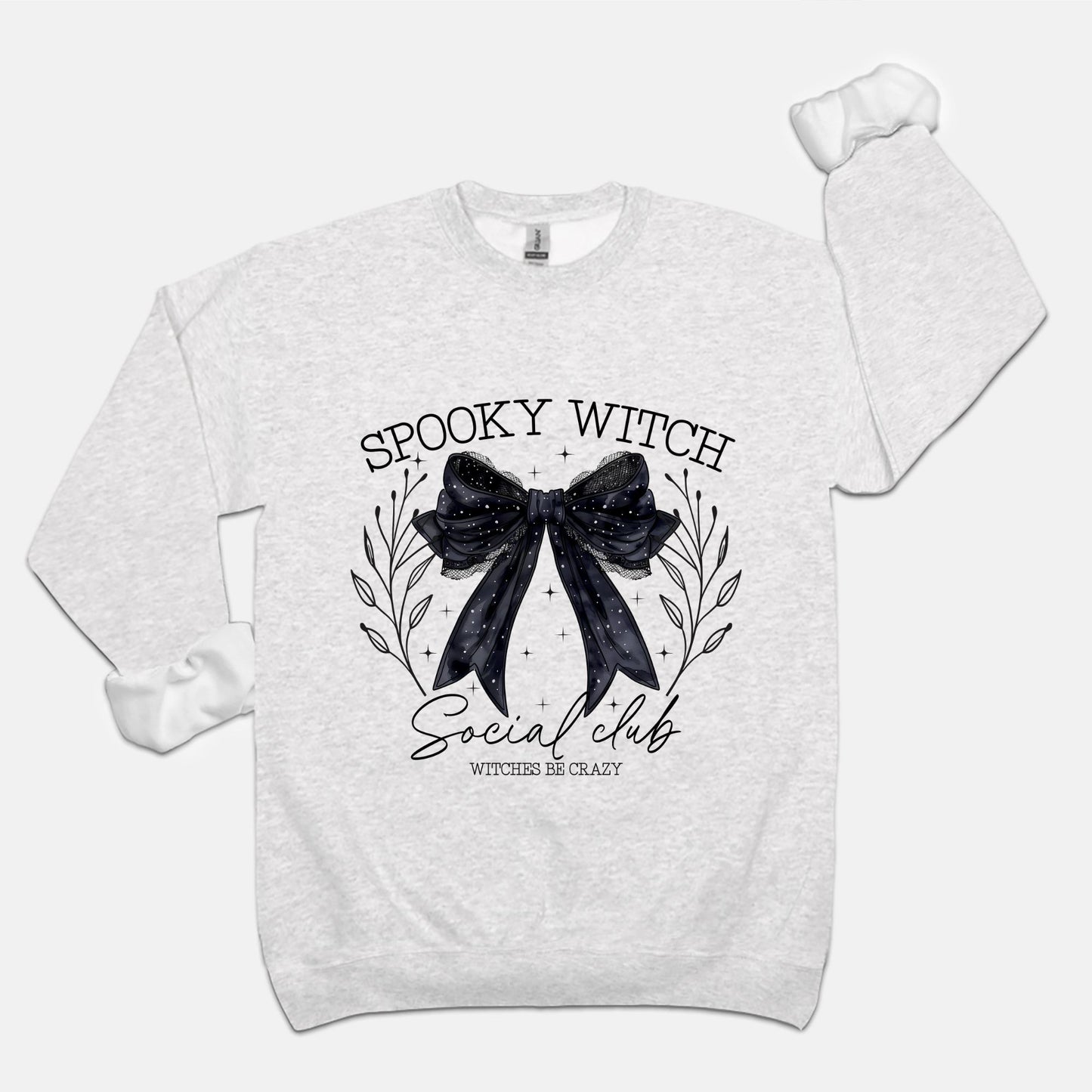 Spooky Witch Social Club Unisex Crew Neck Sweatshirt