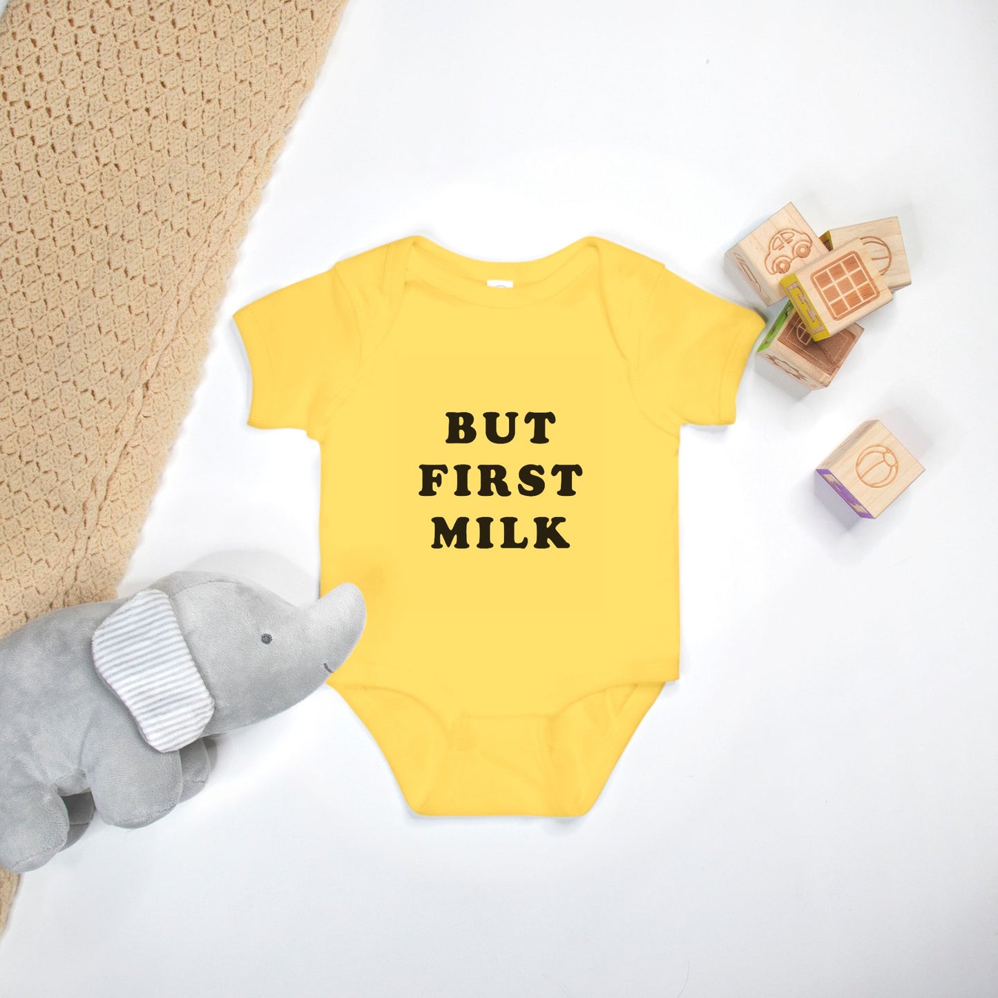 But First Milk Baby One Piece