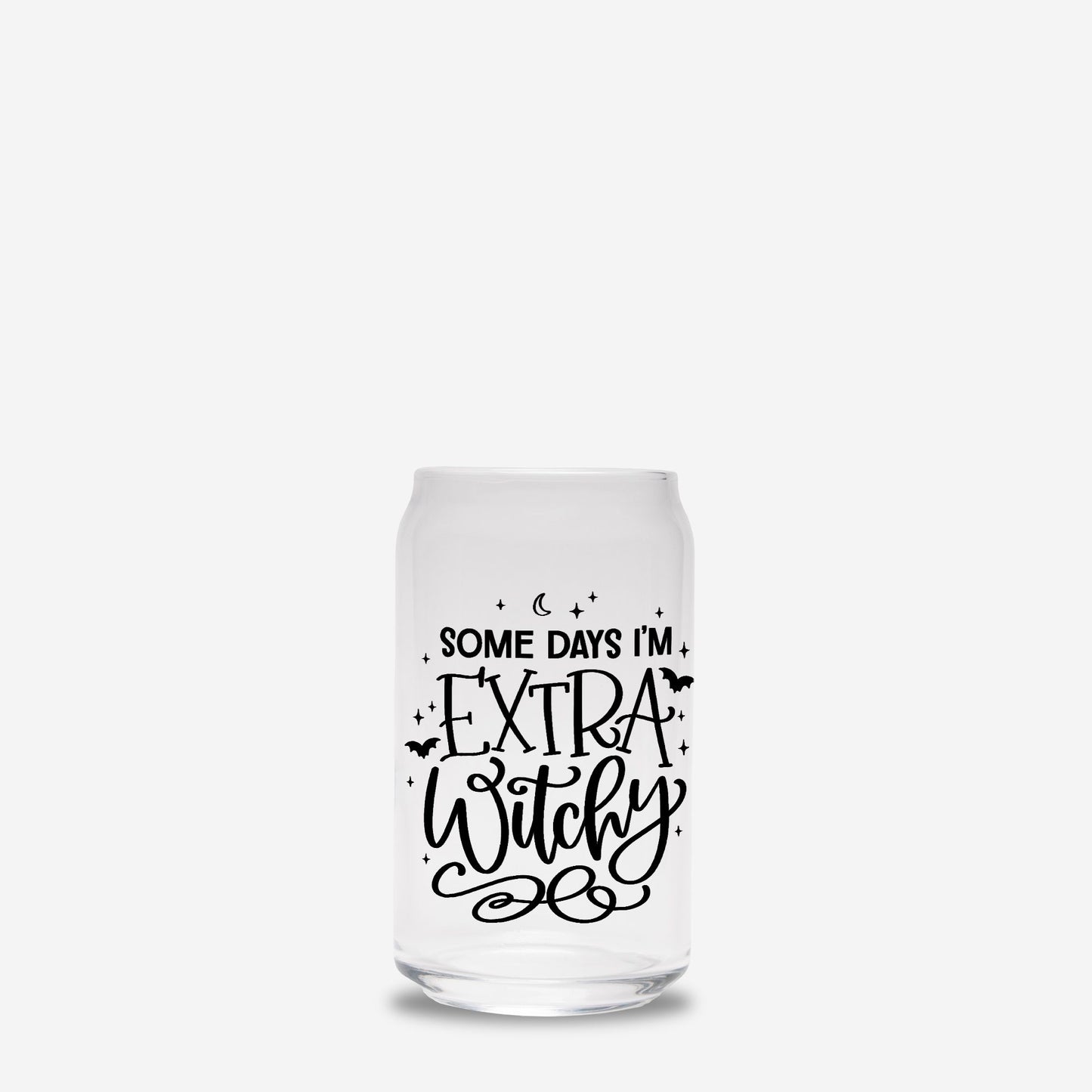 Extra Witchy Glass Can