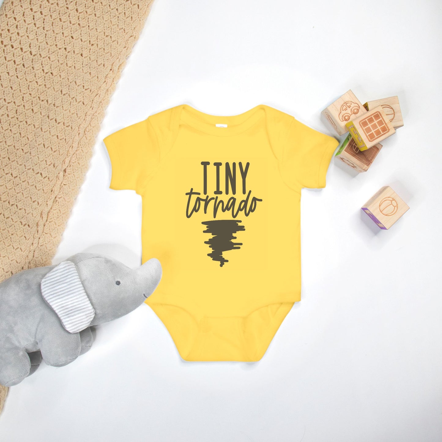 Tiny Tornado Baby One Piece