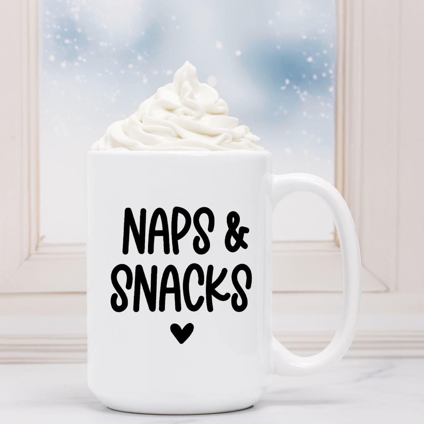 Naps & Snacks Mug Deluxe 15oz.