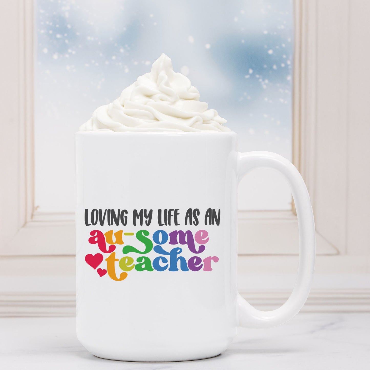 Ausome Teacher Mug Deluxe 15oz.