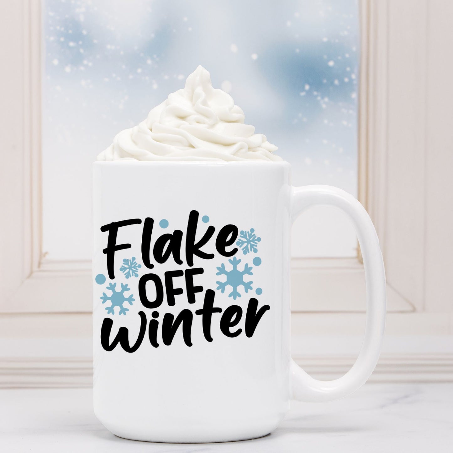 Flake Off Winter Mug Deluxe 15oz.