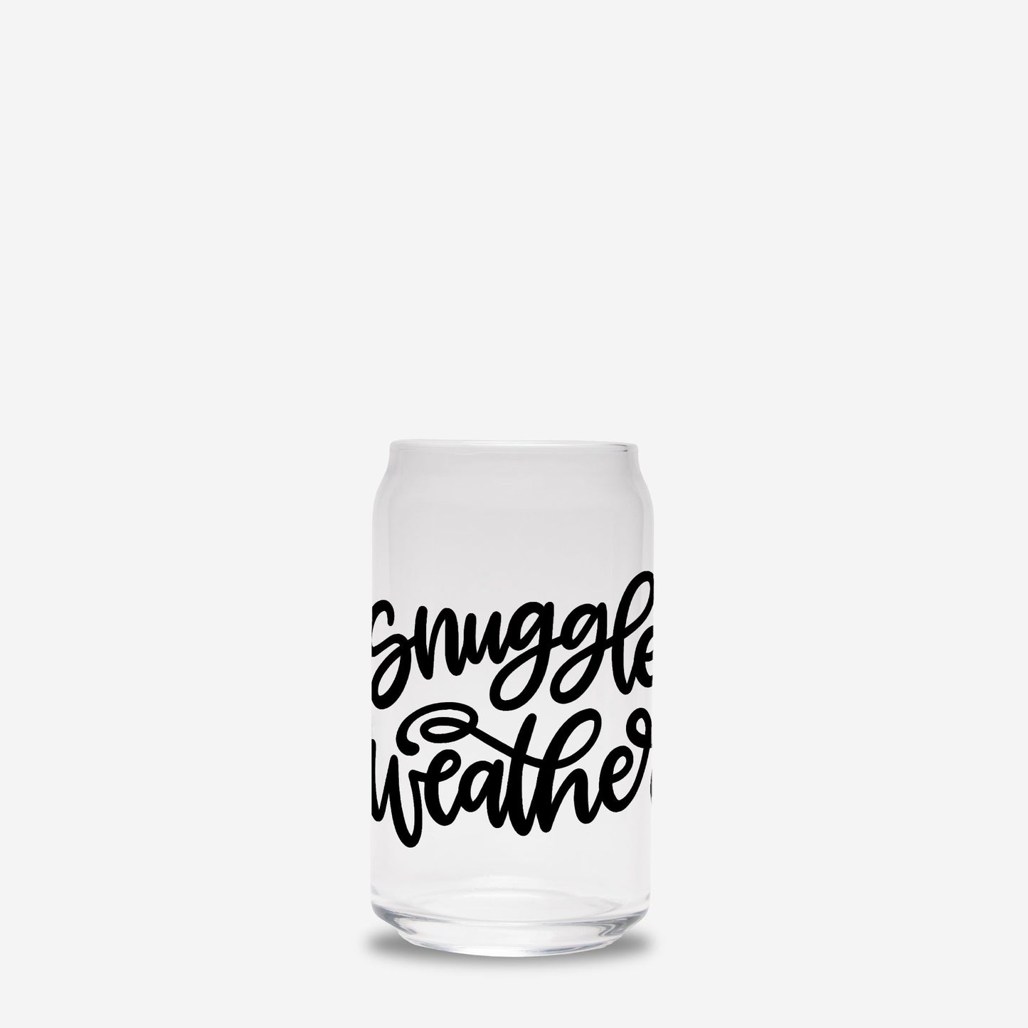 Snuggle Weather Glass Can
