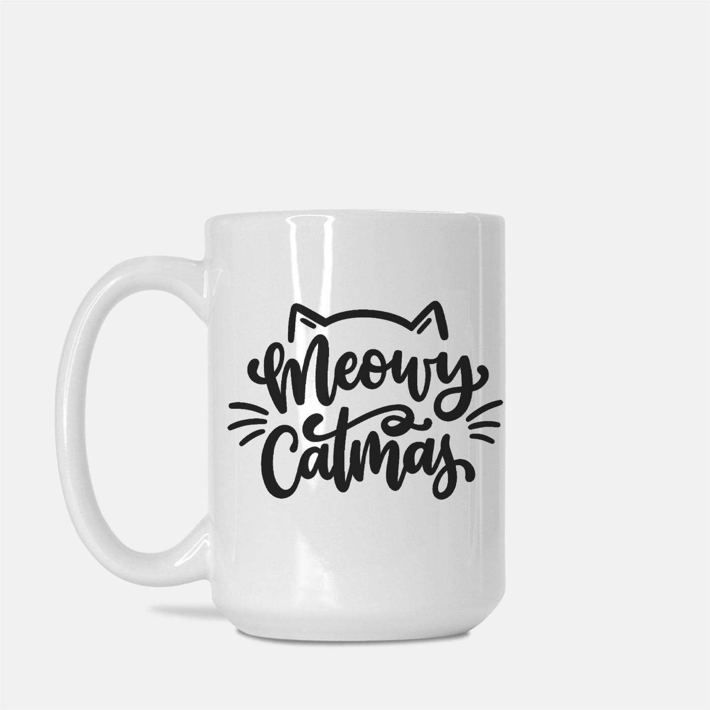 Meowy Catmas Mug Deluxe 15oz.