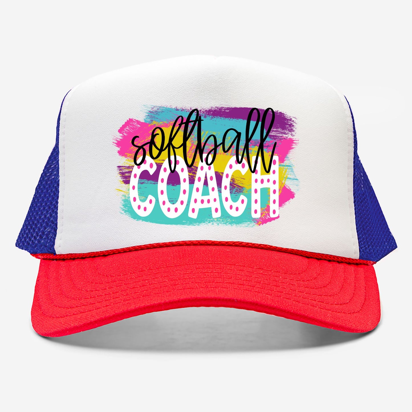 Softball Coach Foam Trucker Hat