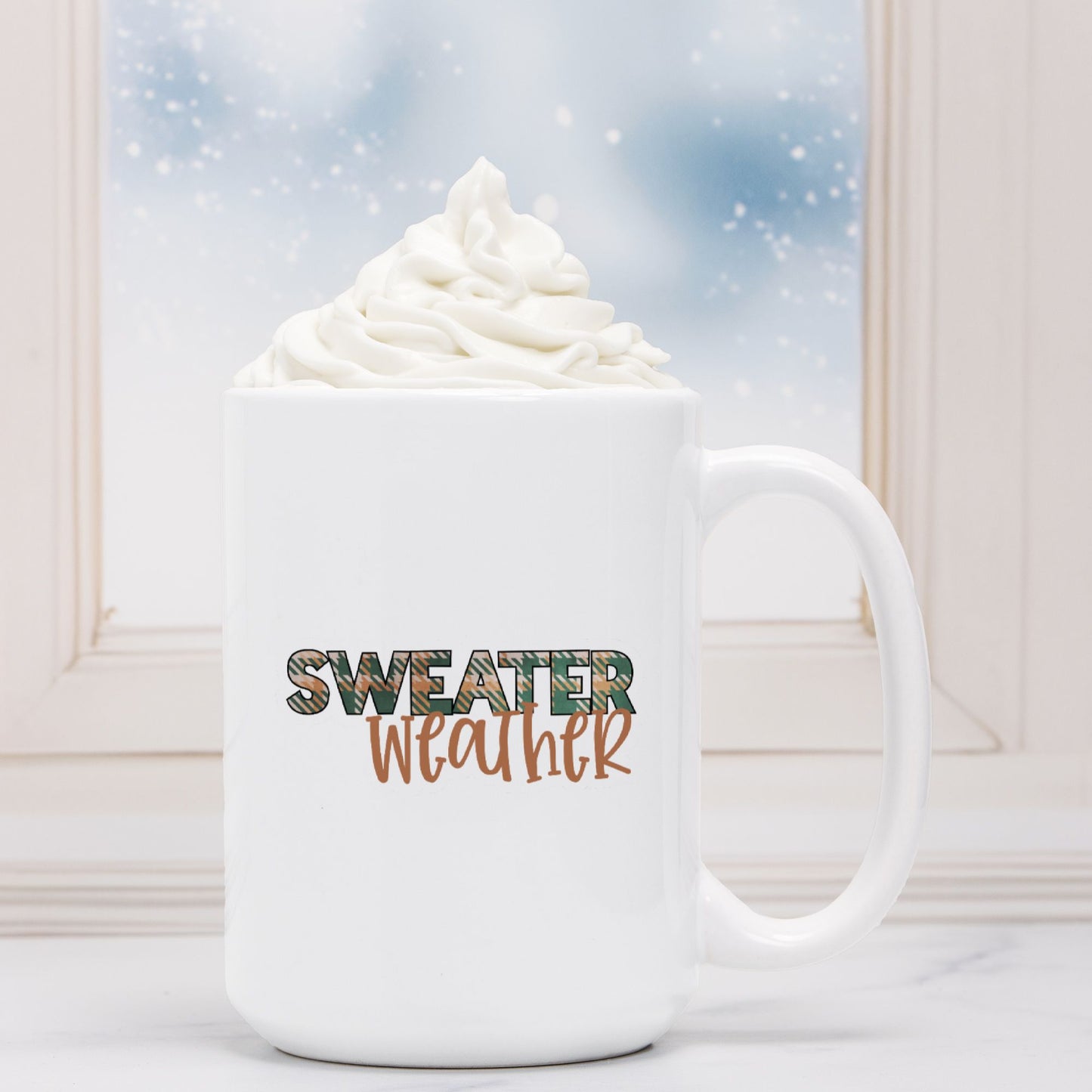 Sweater Weather Mug Deluxe 15oz.