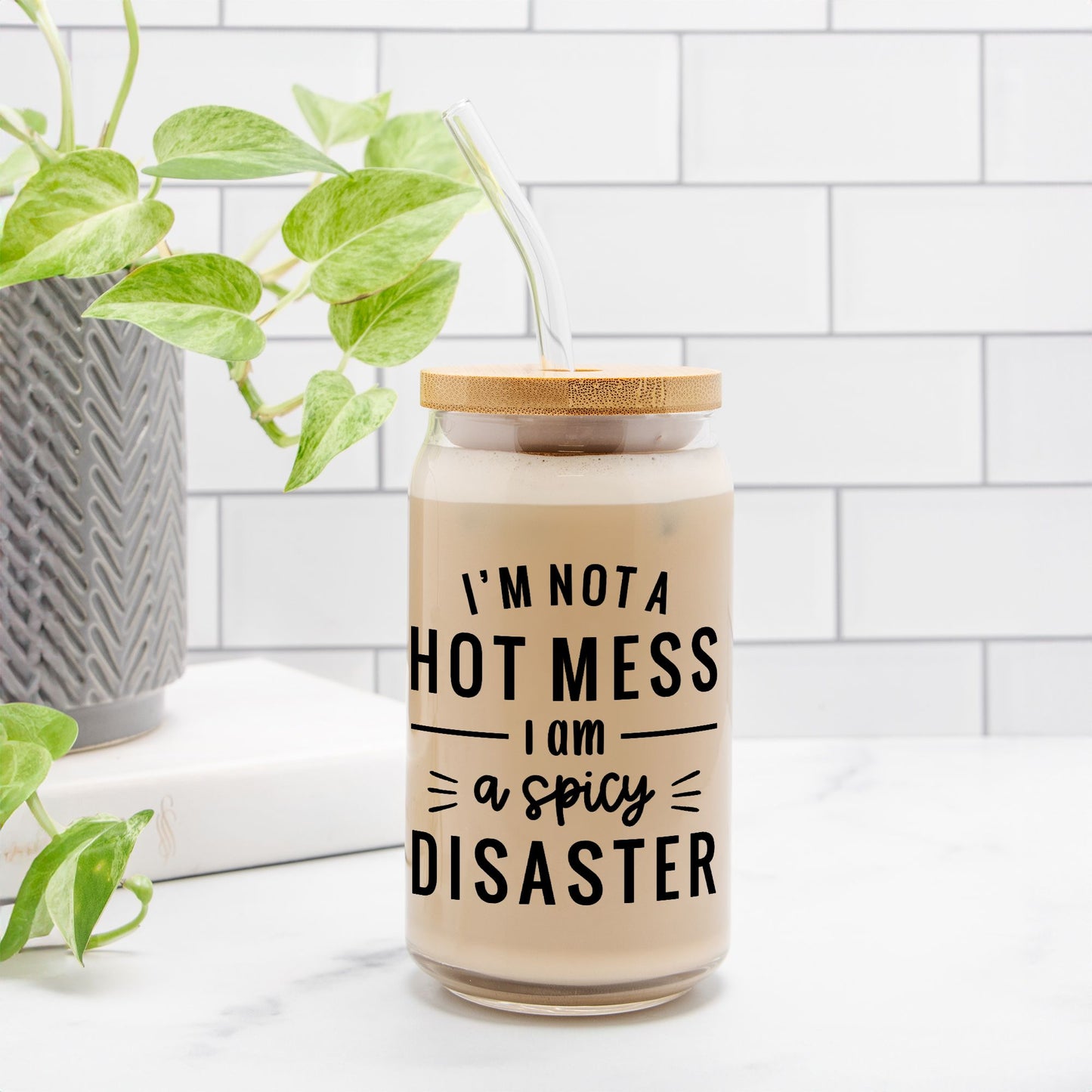 Spicy Disaster Glass Can