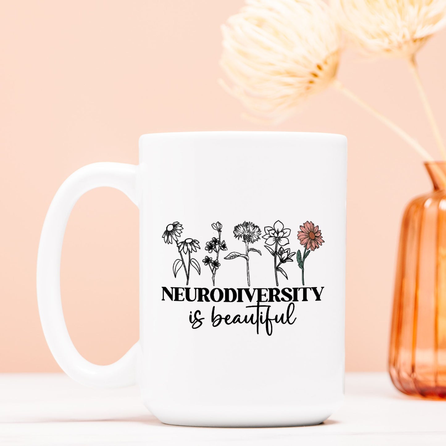 Neurodiversity is Beautiul Mug Deluxe 15oz.