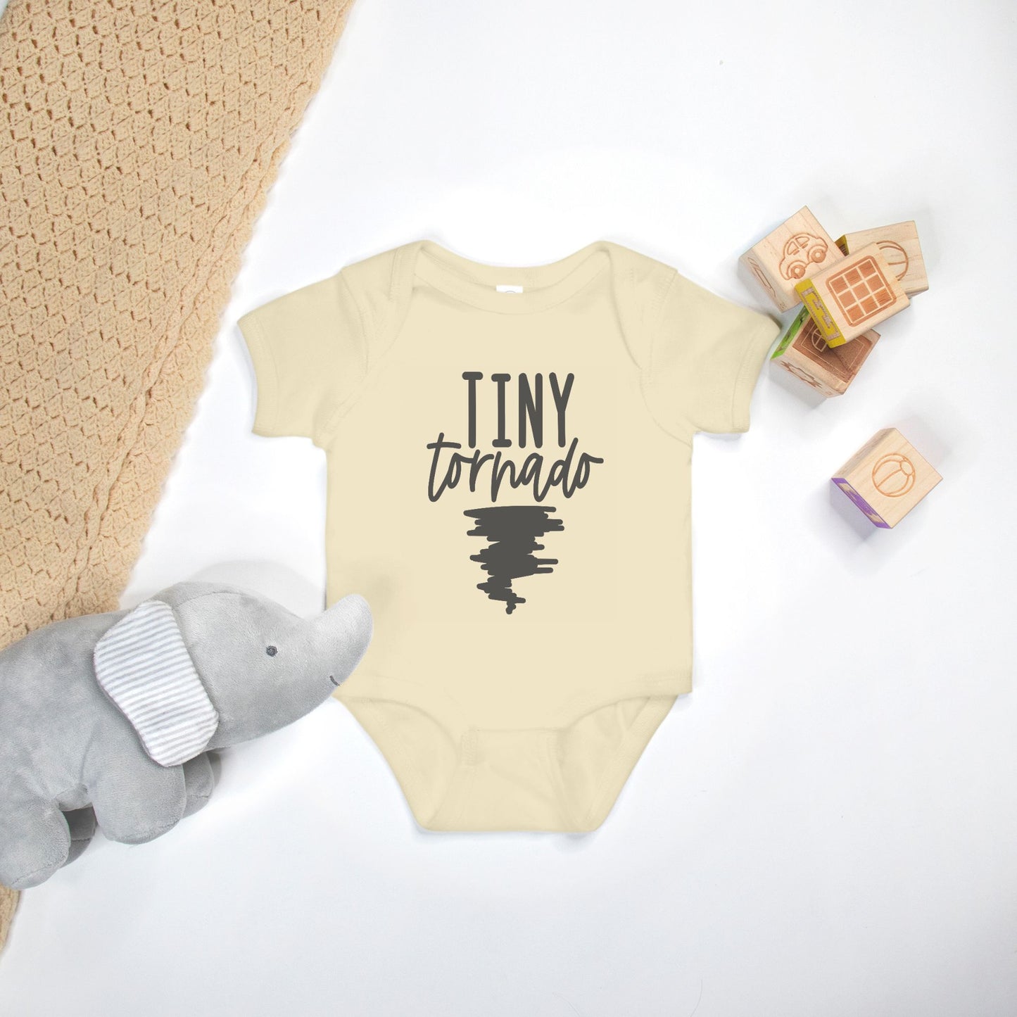 Tiny Tornado Baby One Piece