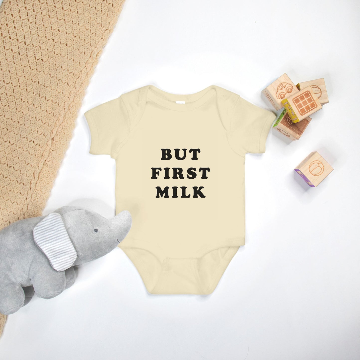 But First Milk Baby One Piece