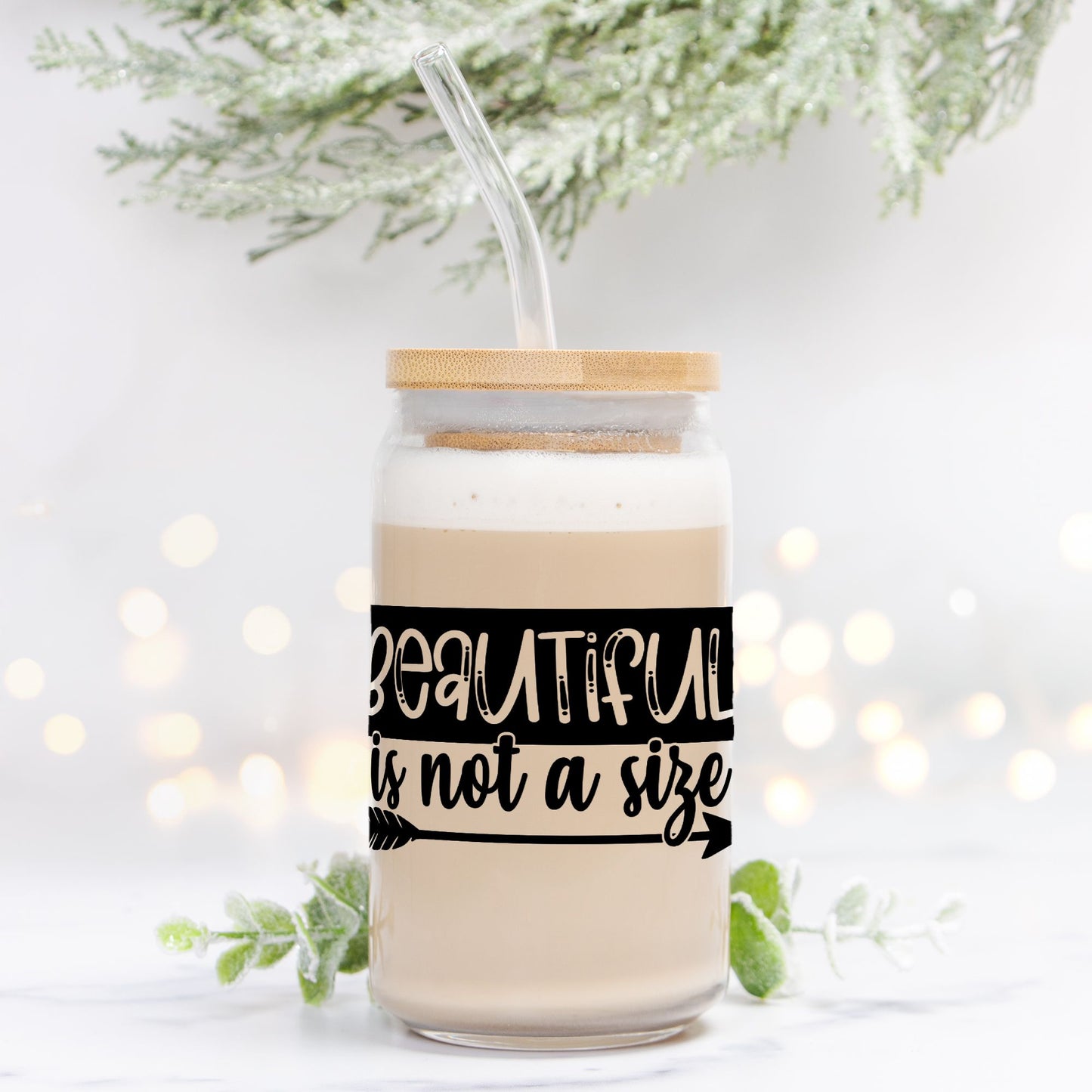 Beautiful Glass Can 16oz