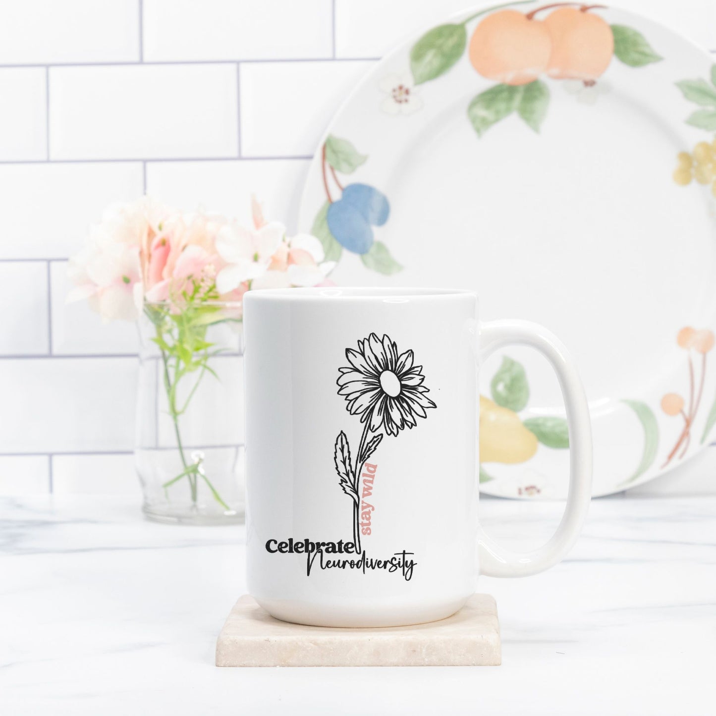 Celebrate Neurodiversity Mug Deluxe 15oz.