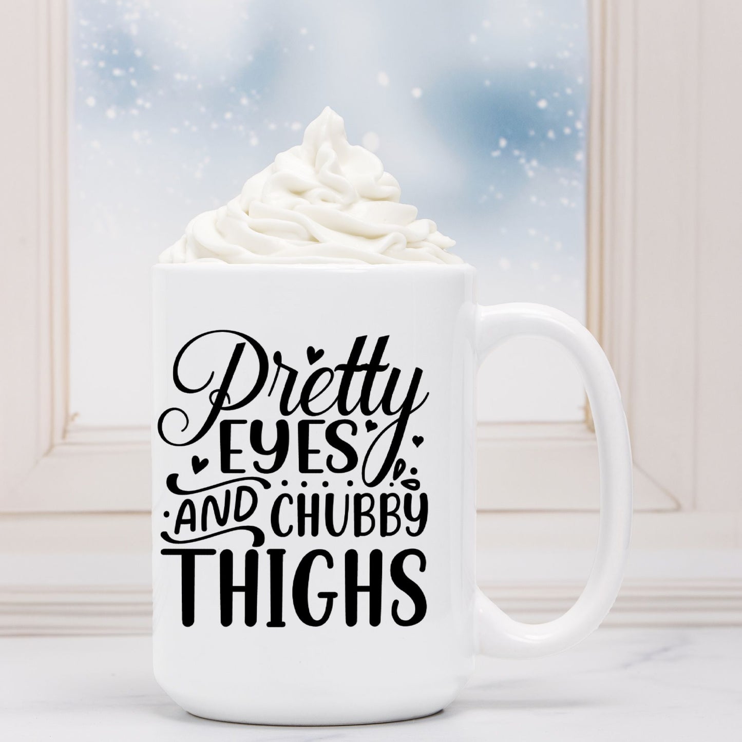 Pretty Eyes Mug Deluxe 15oz.