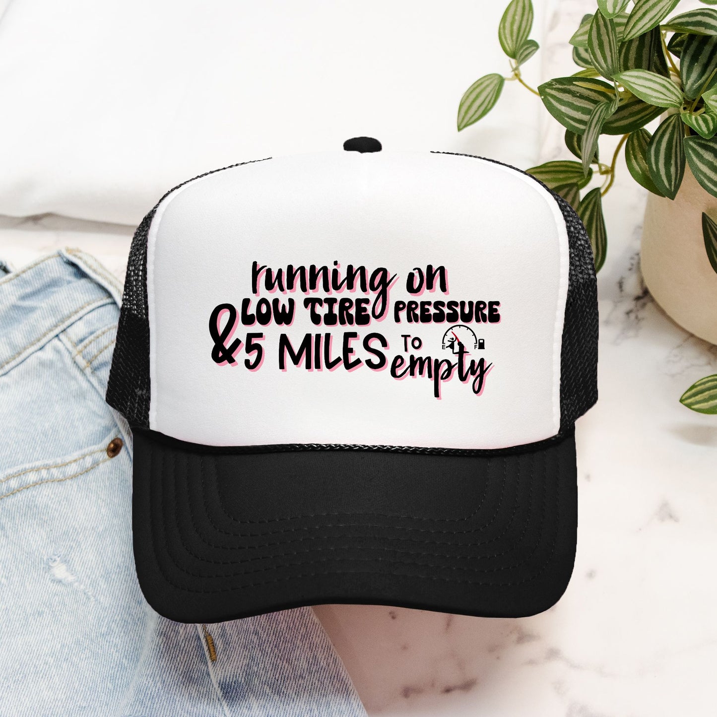 5 Miles to Empty Foam Trucker Hat