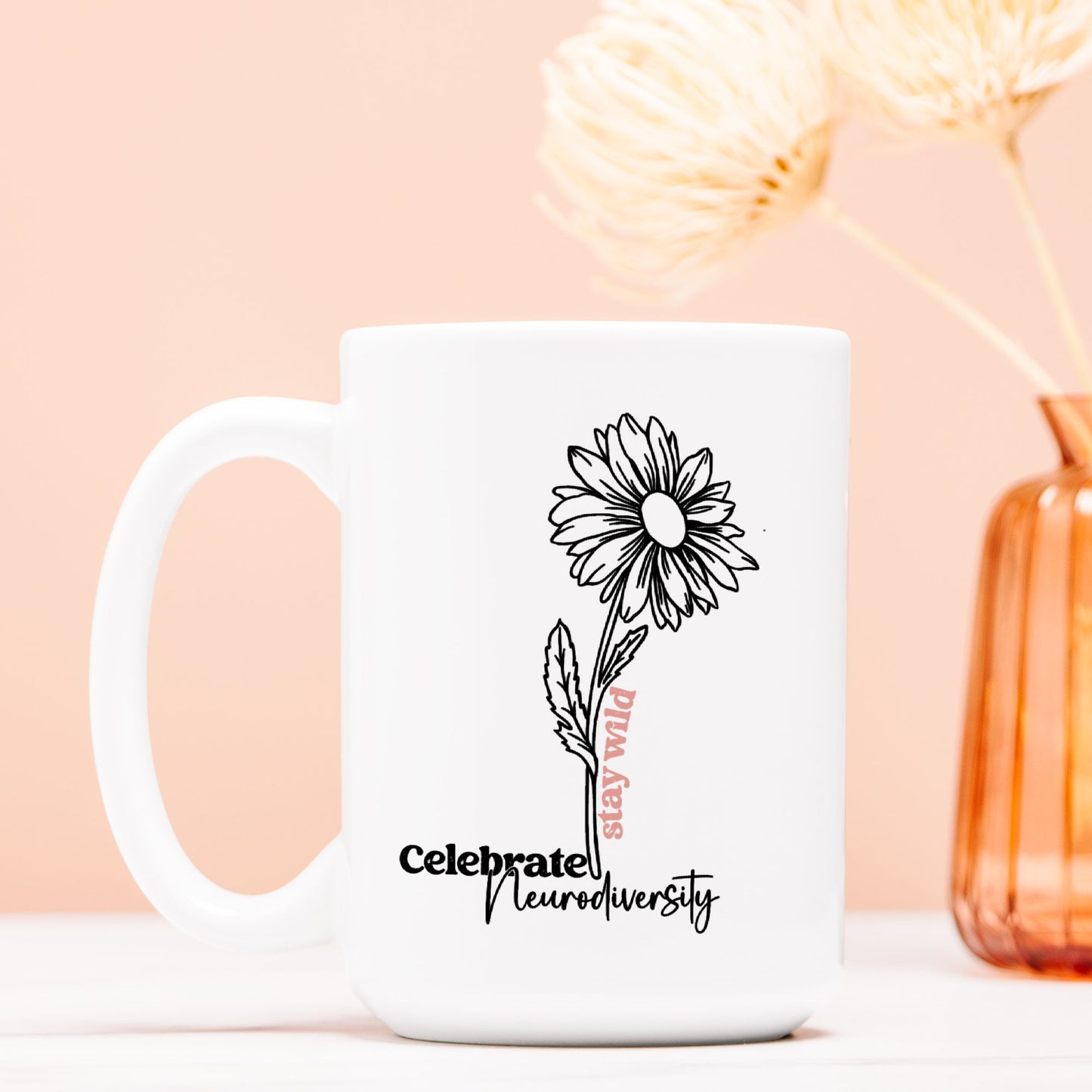 Celebrate Neurodiversity Mug Deluxe 15oz.