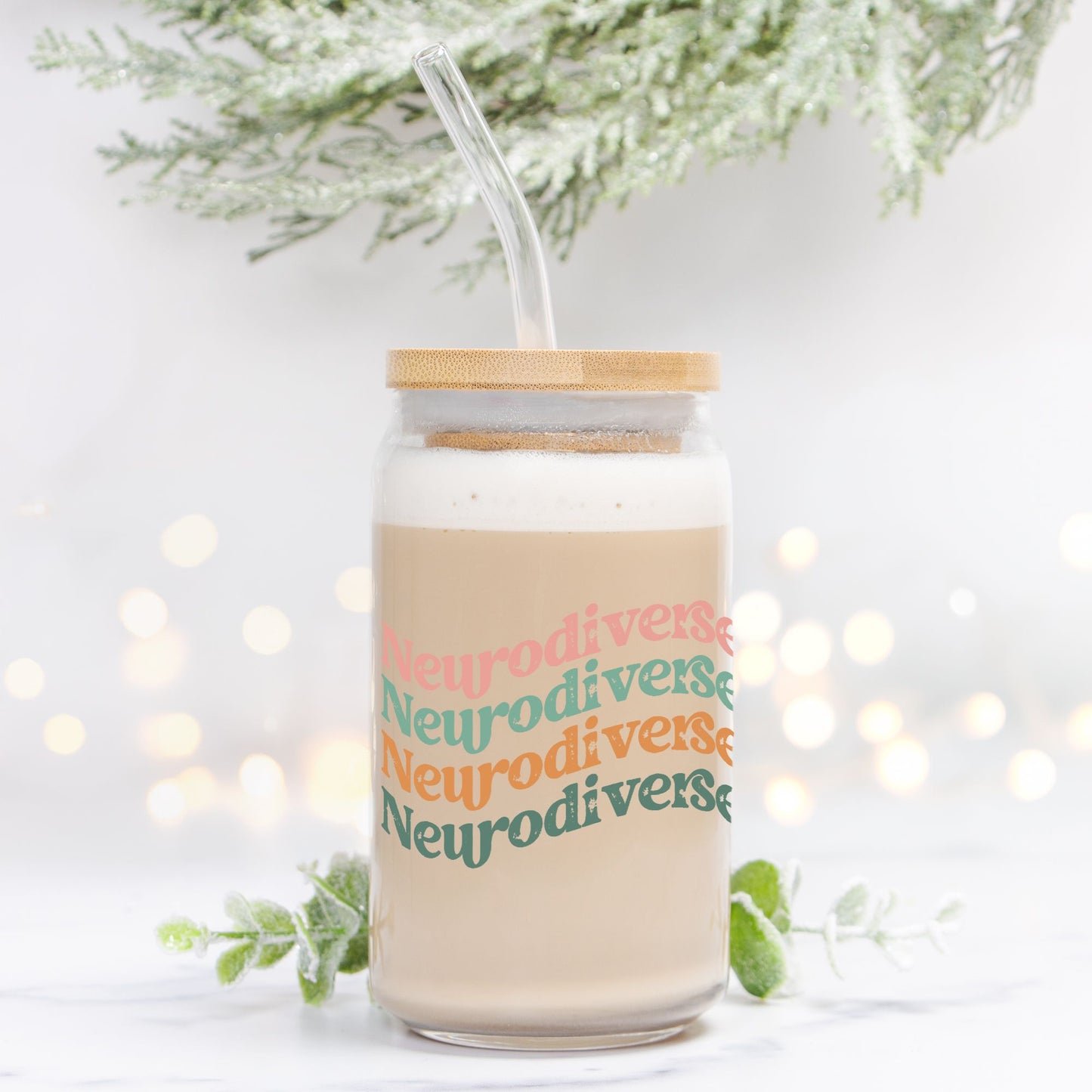 Neurodiverse Glass Can 16oz