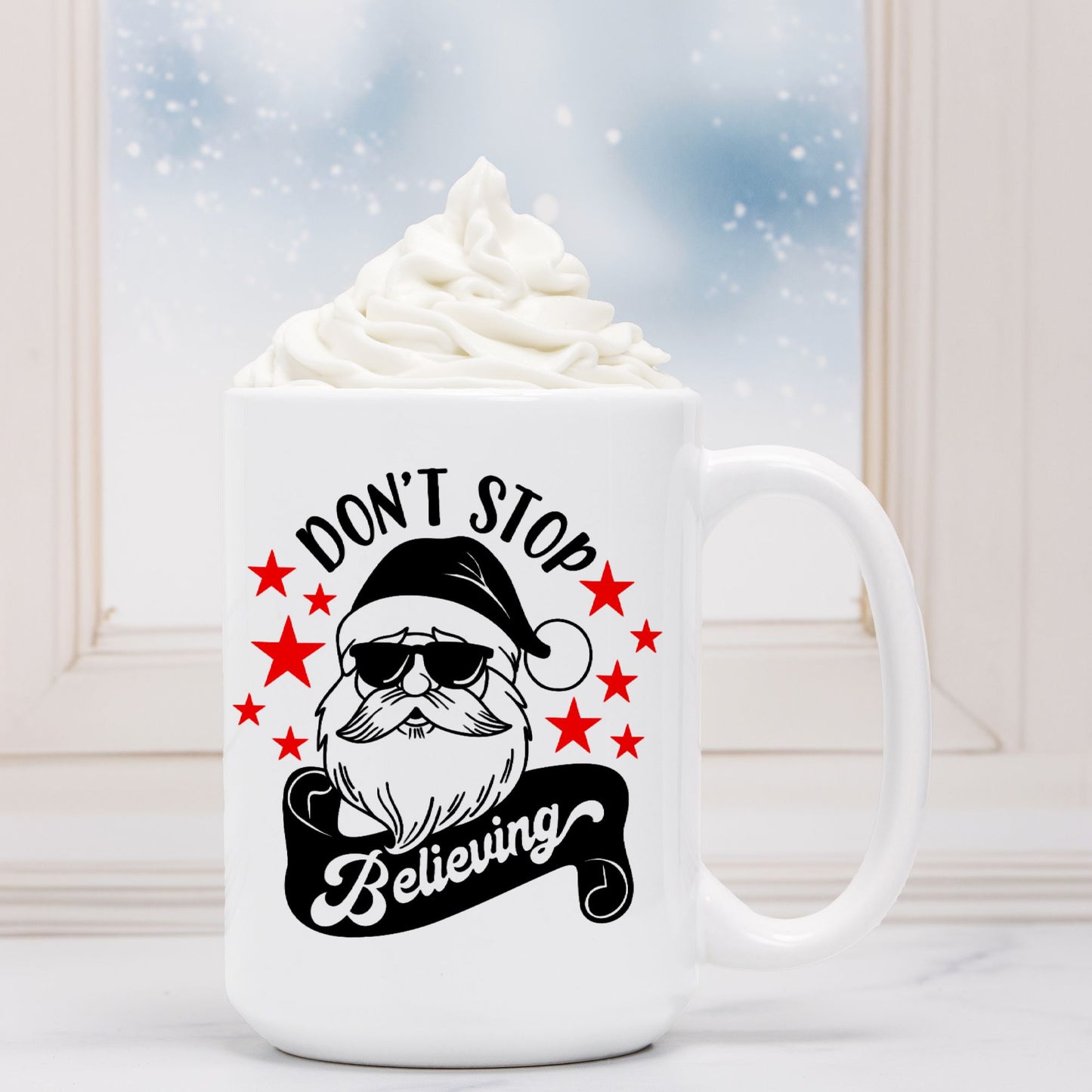 Believe in Santa Mug Deluxe 15oz.