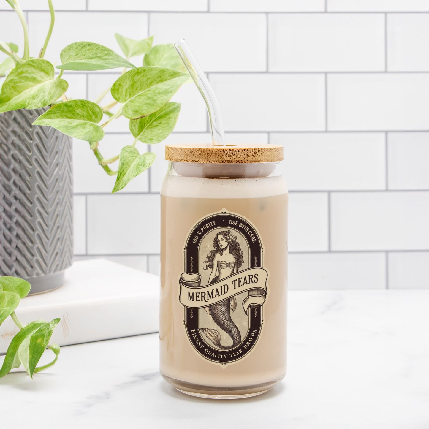 Mermaid Tears Glass Can