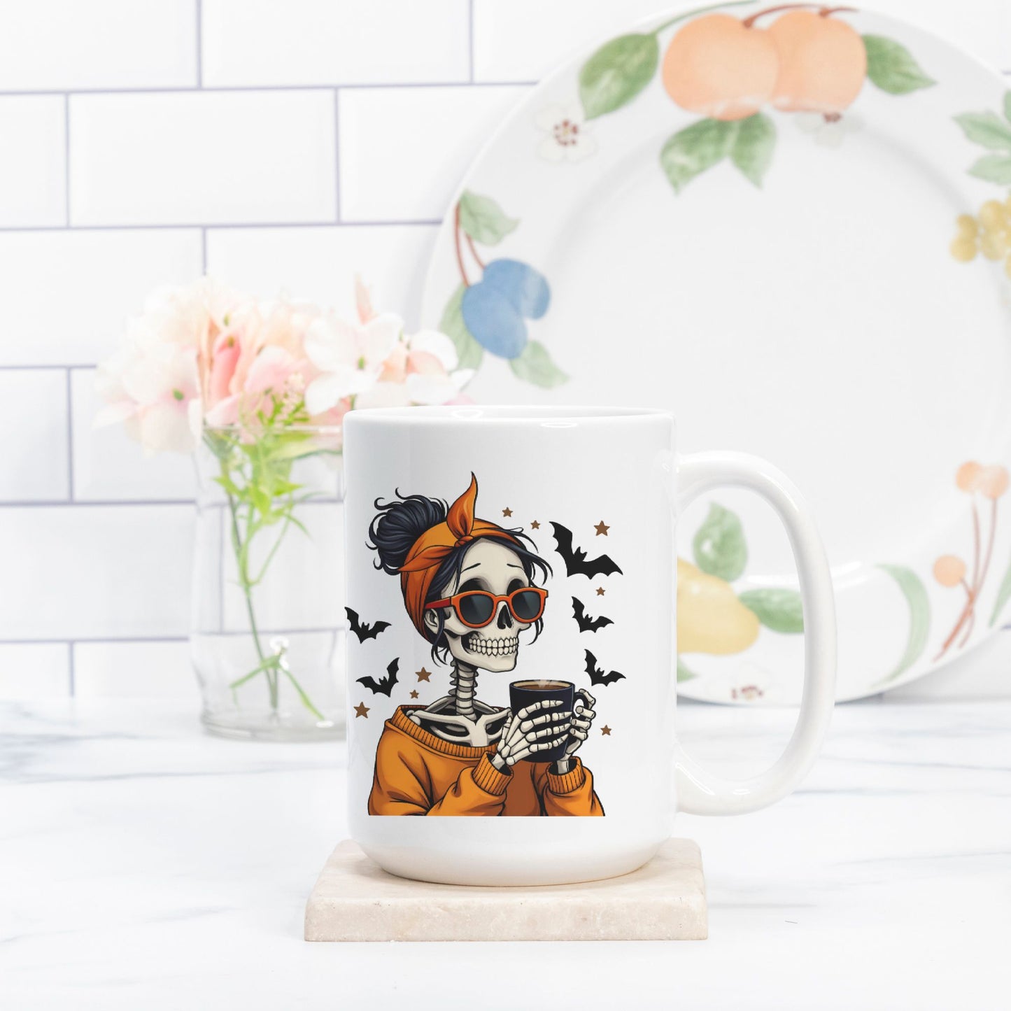 Halloween Skeleton Mug
