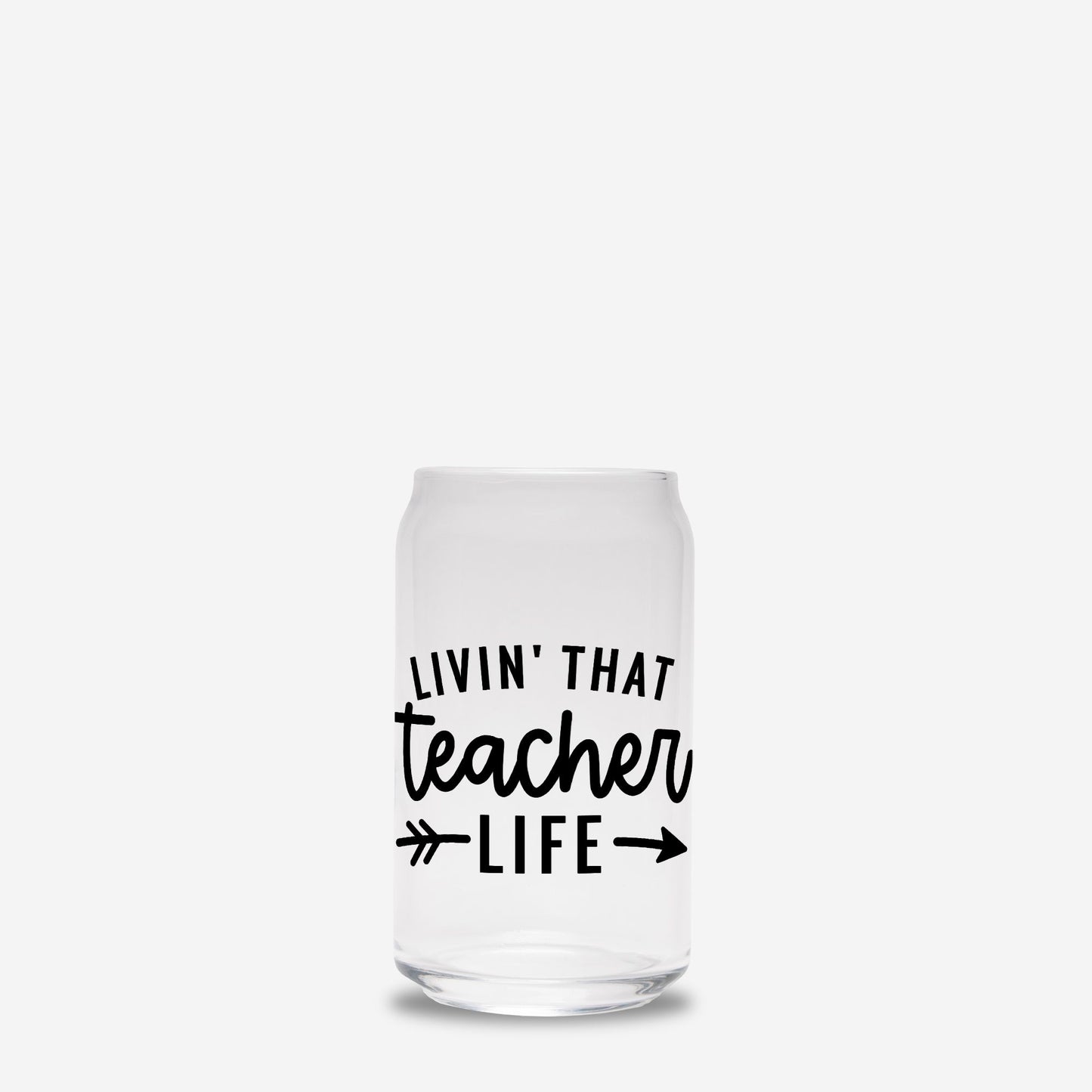Teacher LifeGlass Can 16oz
