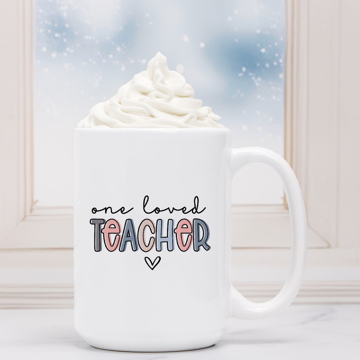 One Loved Teacher Mug Deluxe