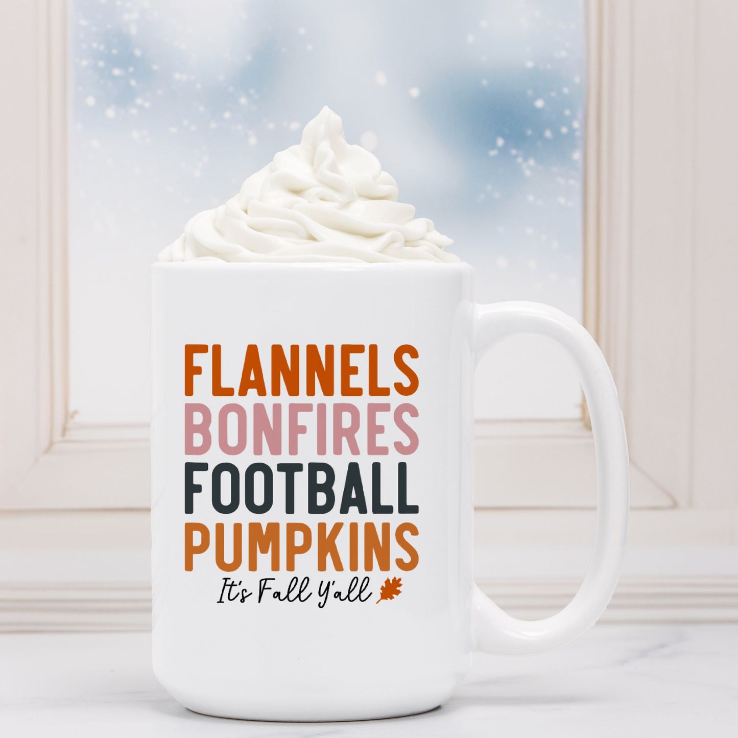 Fall Y'all Mug Deluxe 15oz.