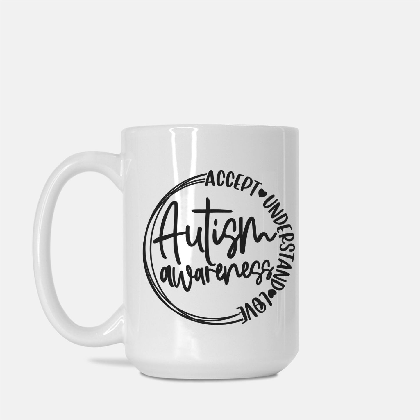 Autism Awareness Mug Deluxe 15oz.