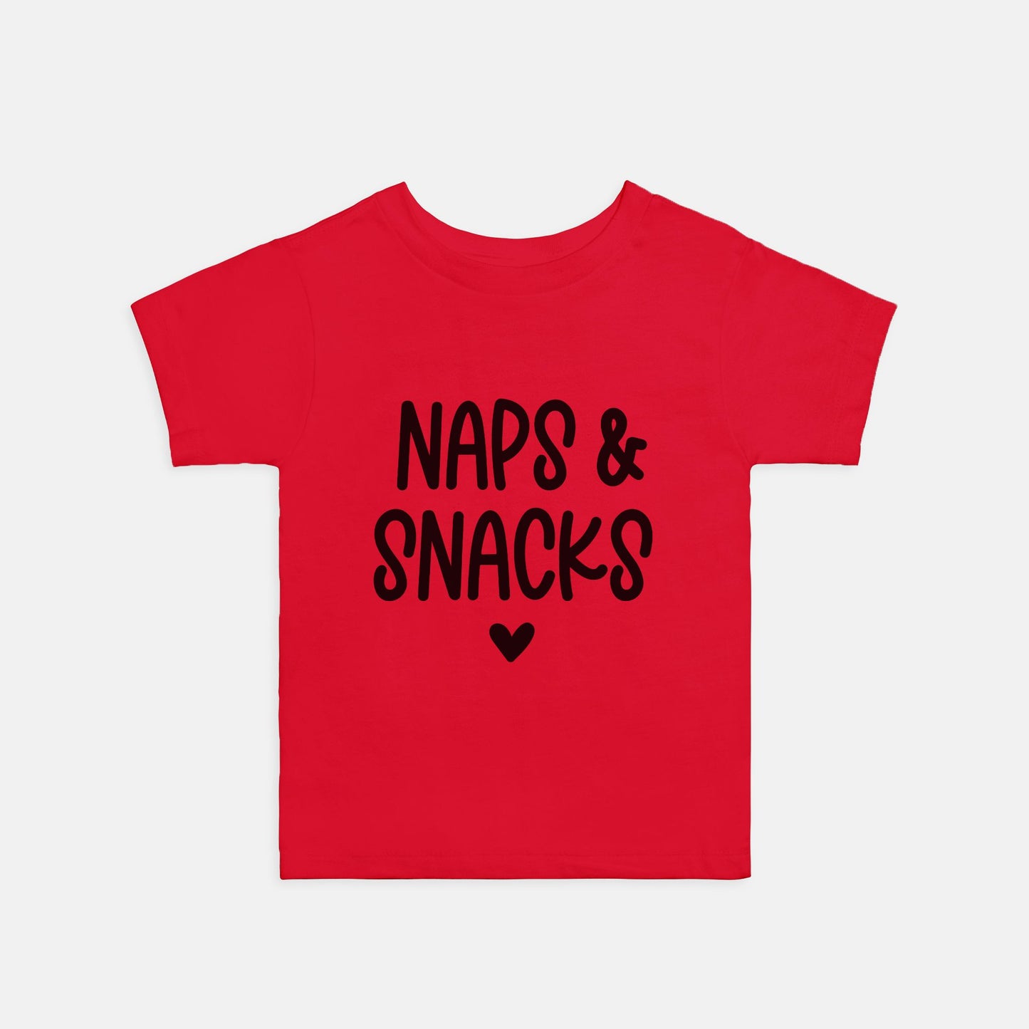 Naps & Snacks Toddler Tee