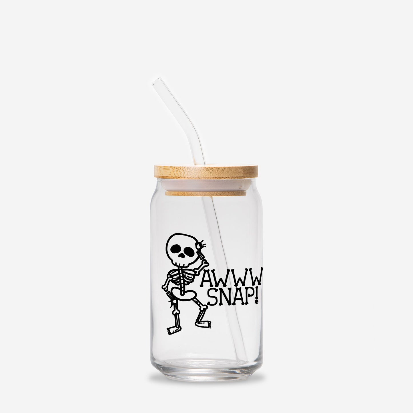 Aww Snap Glass Can