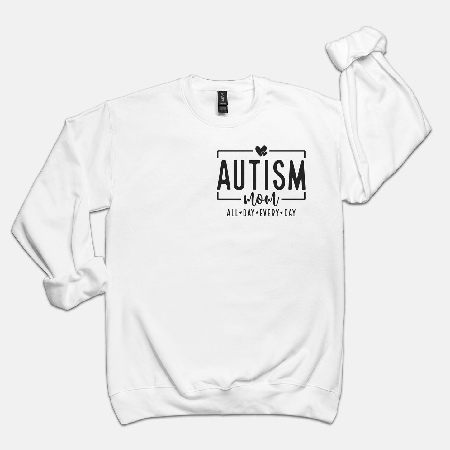 Autism Mom Unisex Crew Neck Sweatshirt
