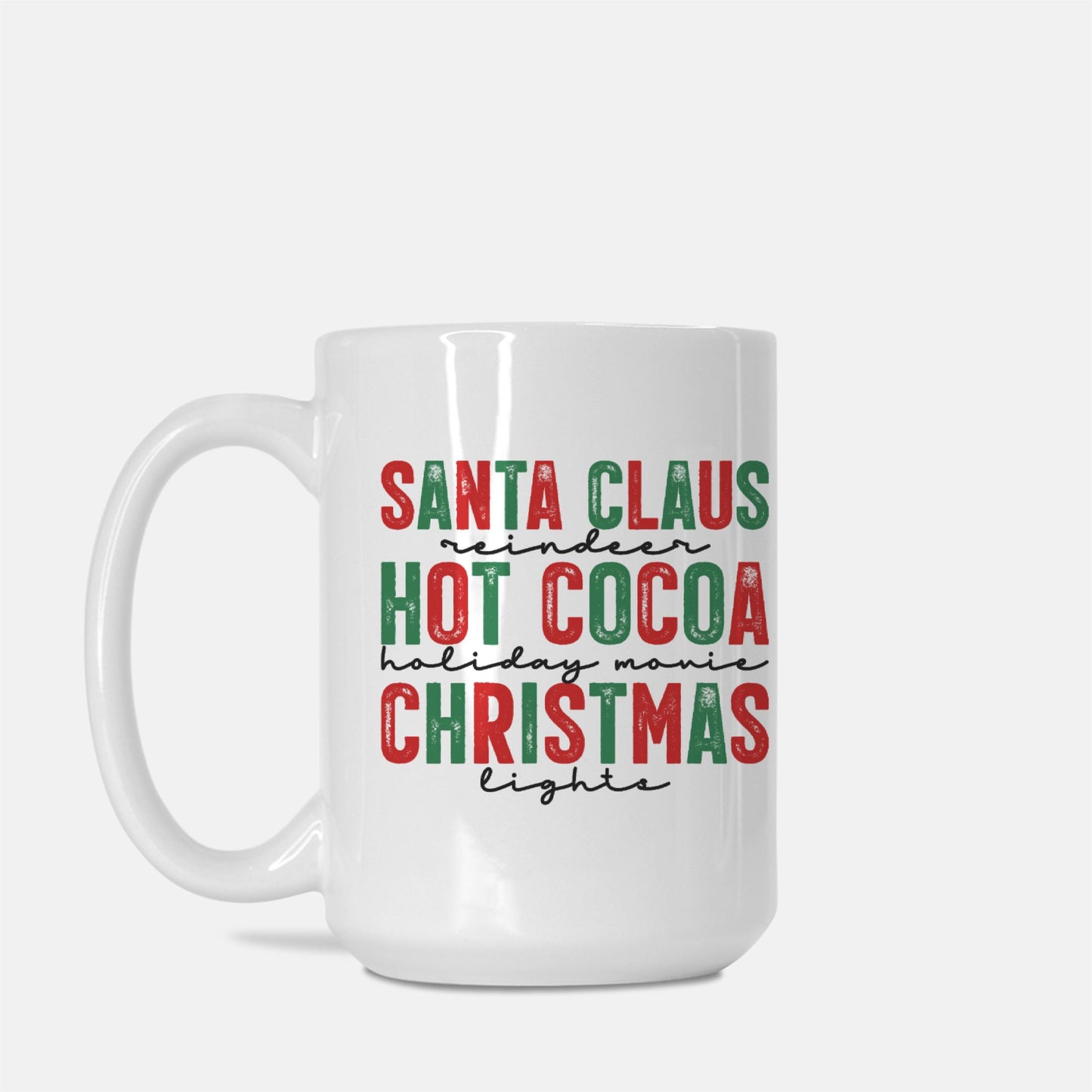 Santa Cocoa Christmas Mug Deluxe 15oz.