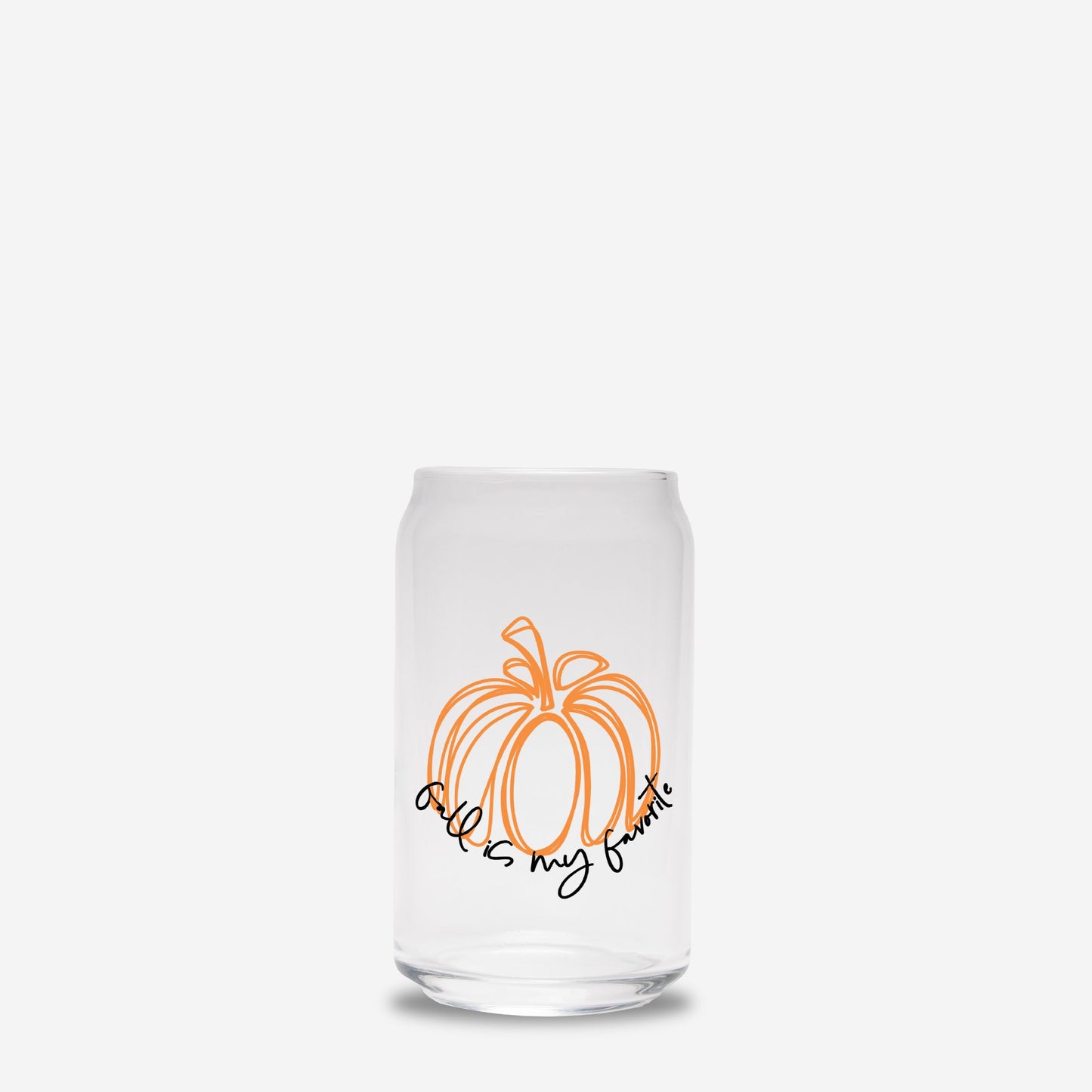 Fall is my Fave Glass Can