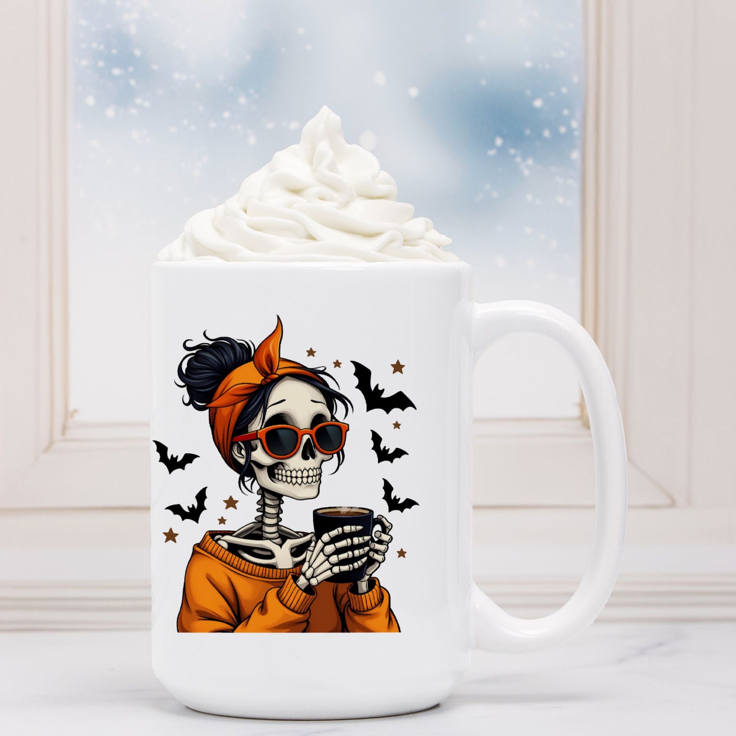 Halloween Skeleton Mug