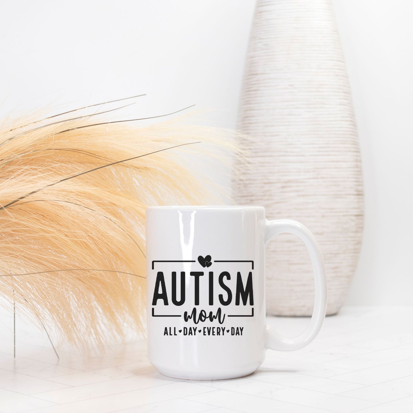 Autism Mom Mug Deluxe 15oz.