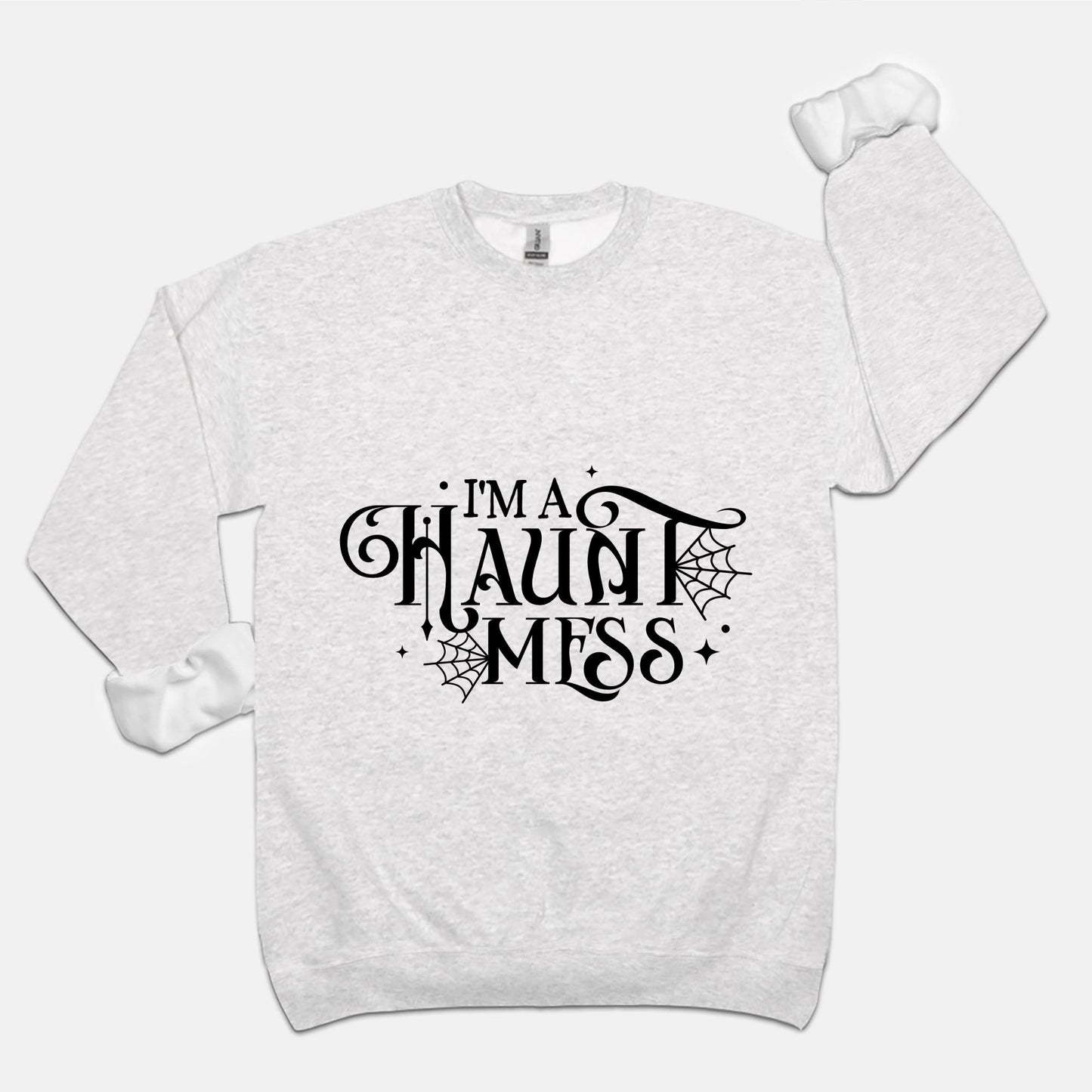 Haunt Mess Unisex Crew Neck Sweatshirt