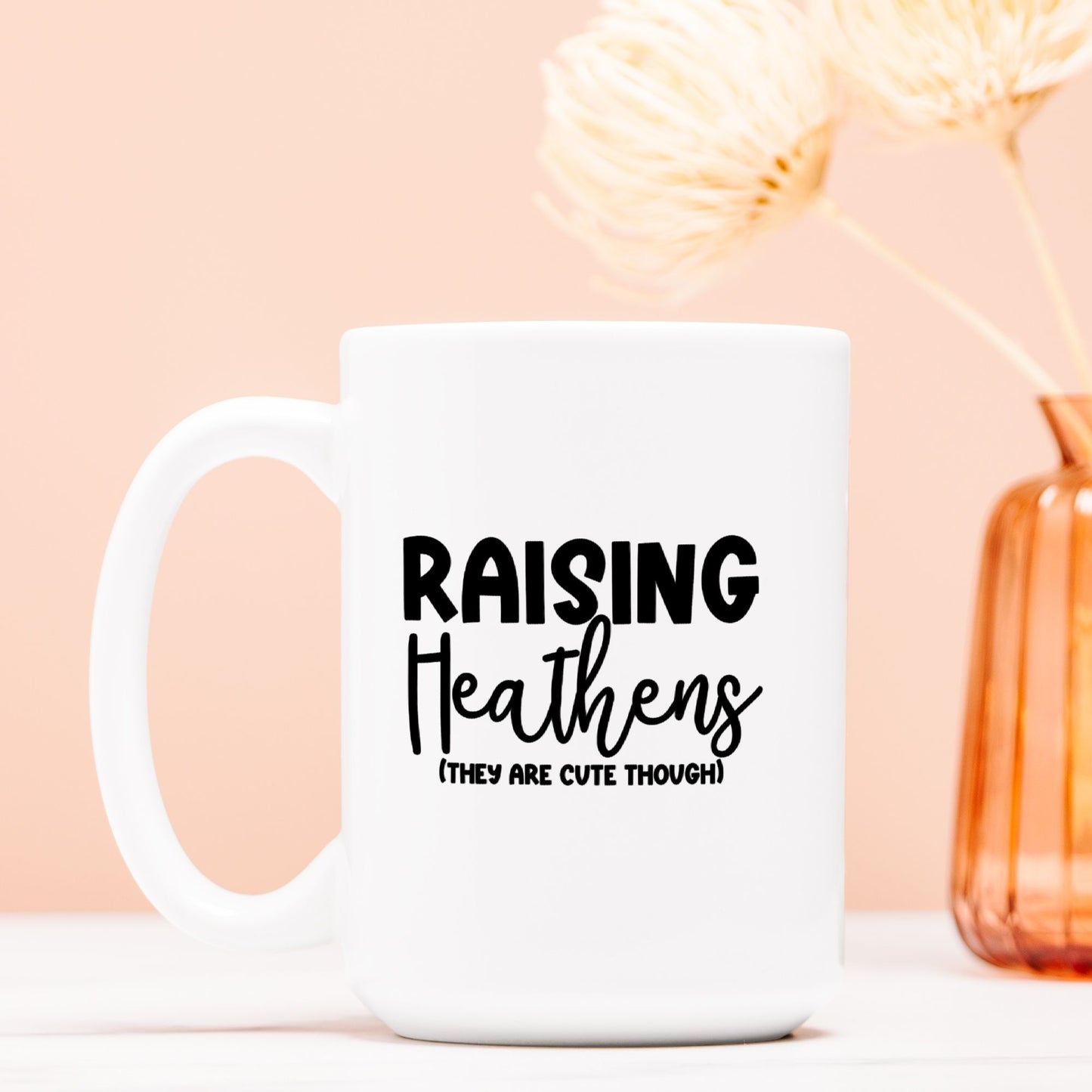 Raising Heathens Mug Deluxe 15oz.