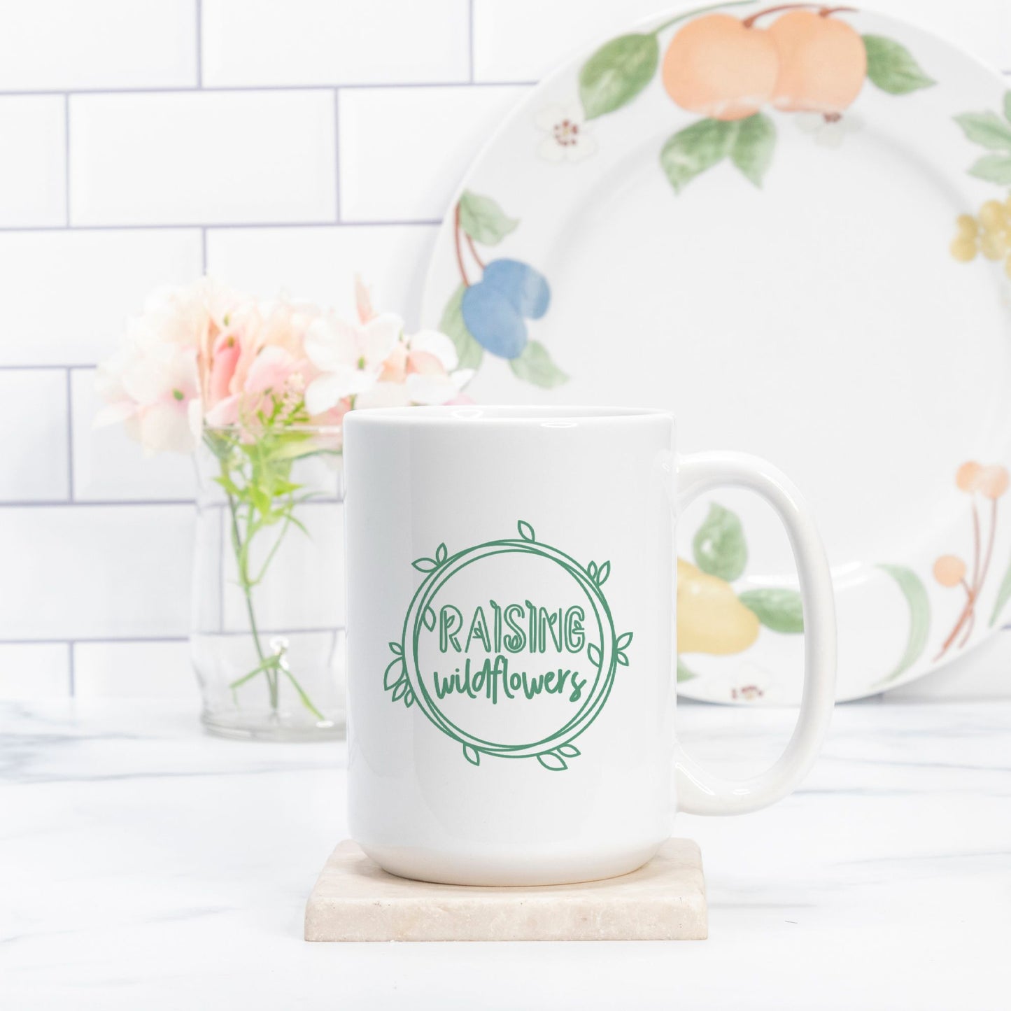 Raising Wildflowers Mug Deluxe 15oz.