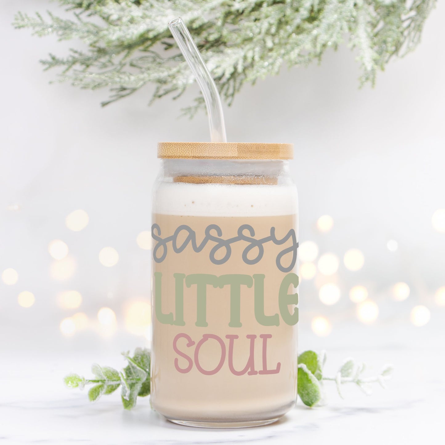 Sassy Soul Glass Can 16oz
