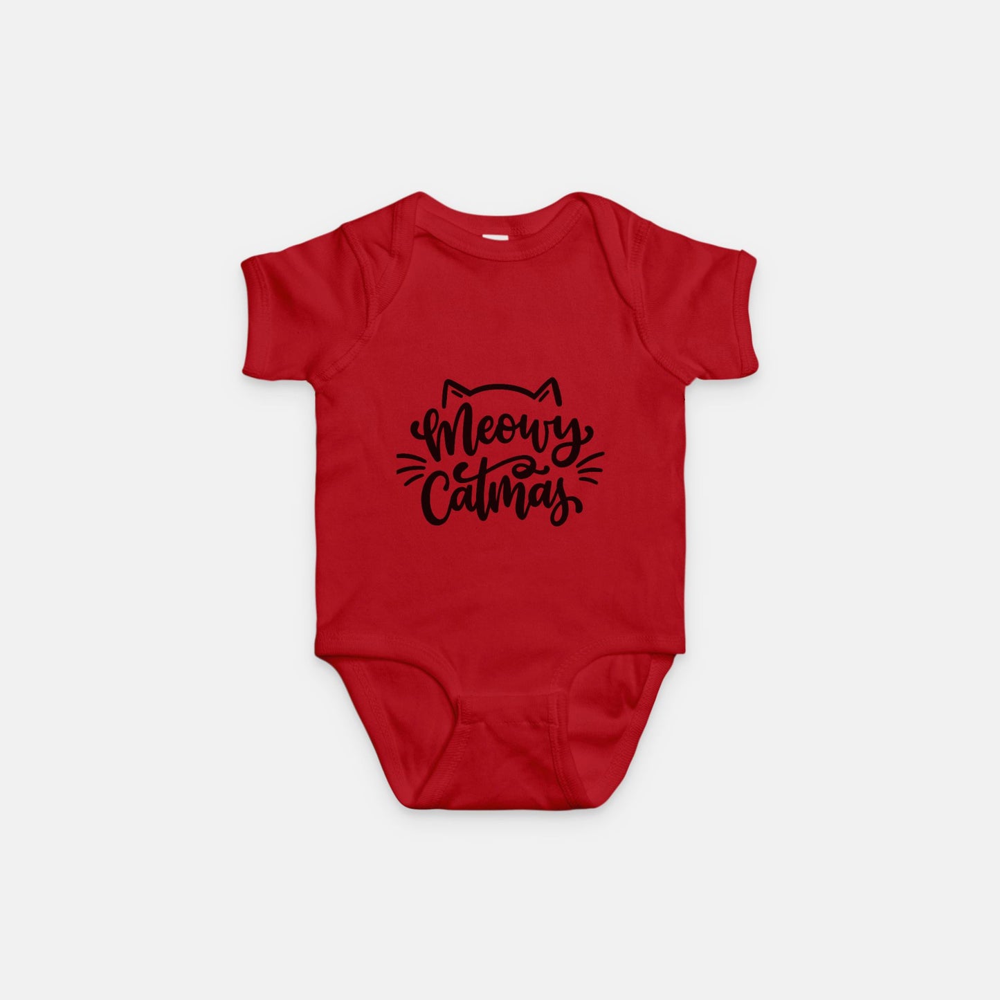 Meowy Christmas Baby One Piece