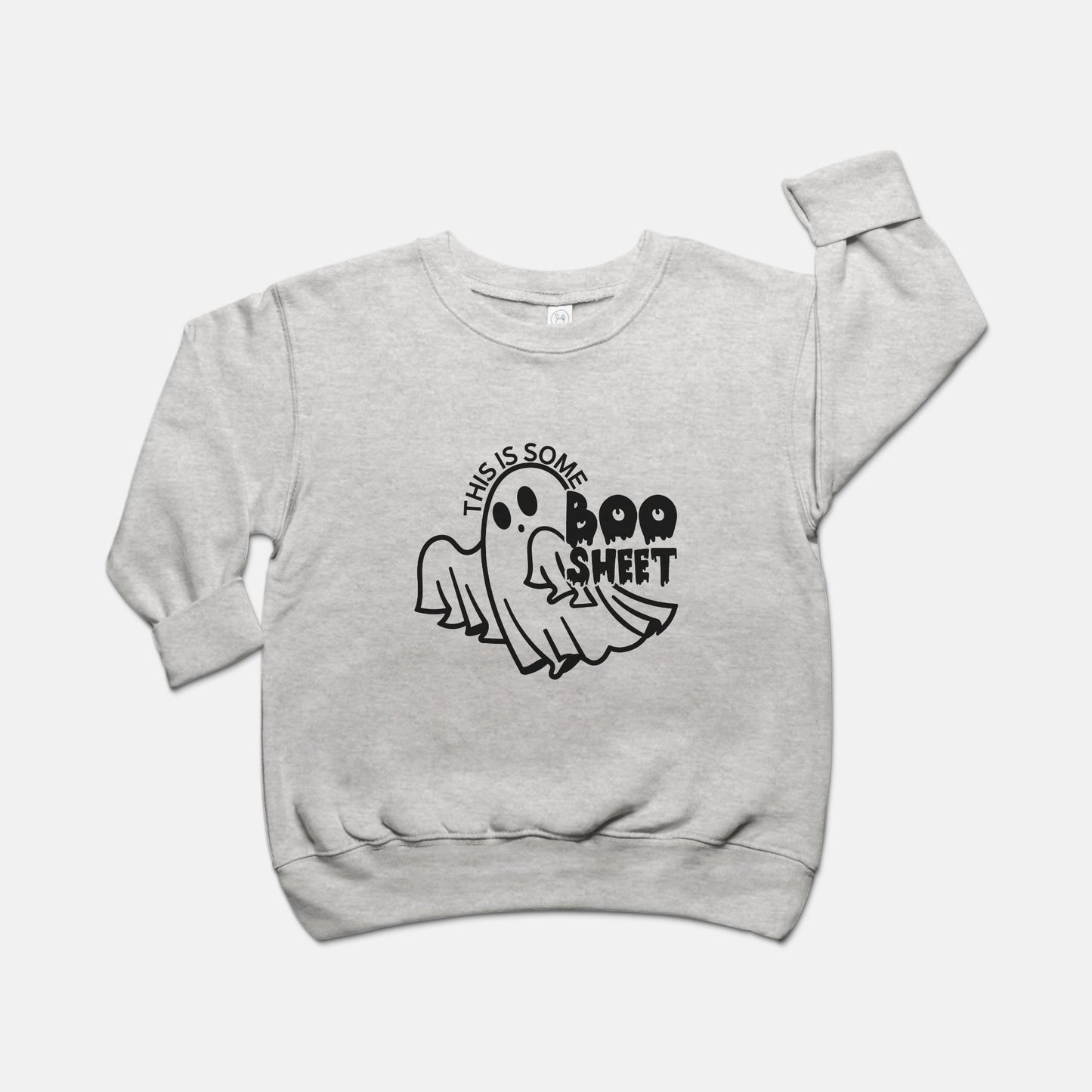 Boo Sheet Toddler Crew Neck Sweatshirt