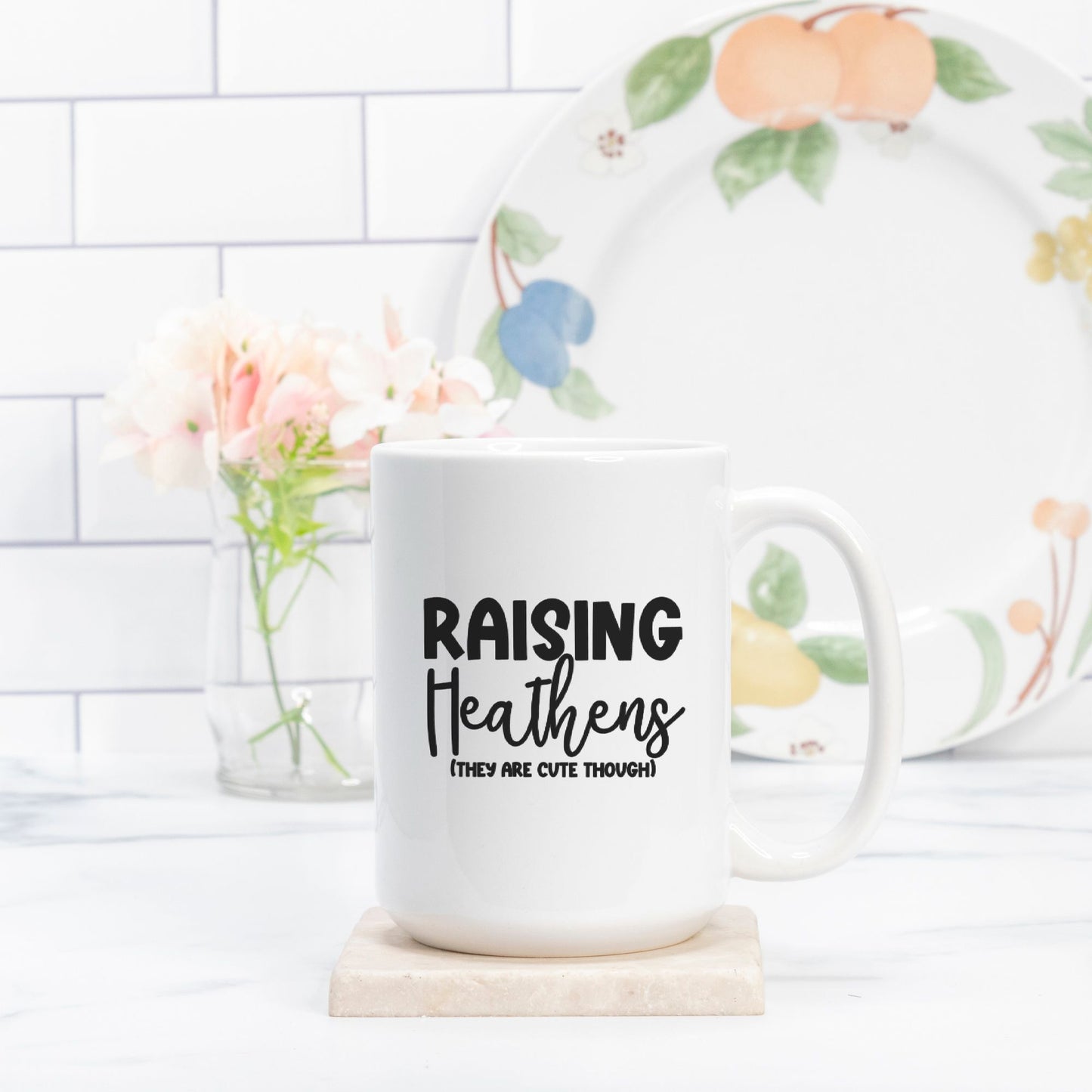 Raising Heathens Mug Deluxe 15oz.