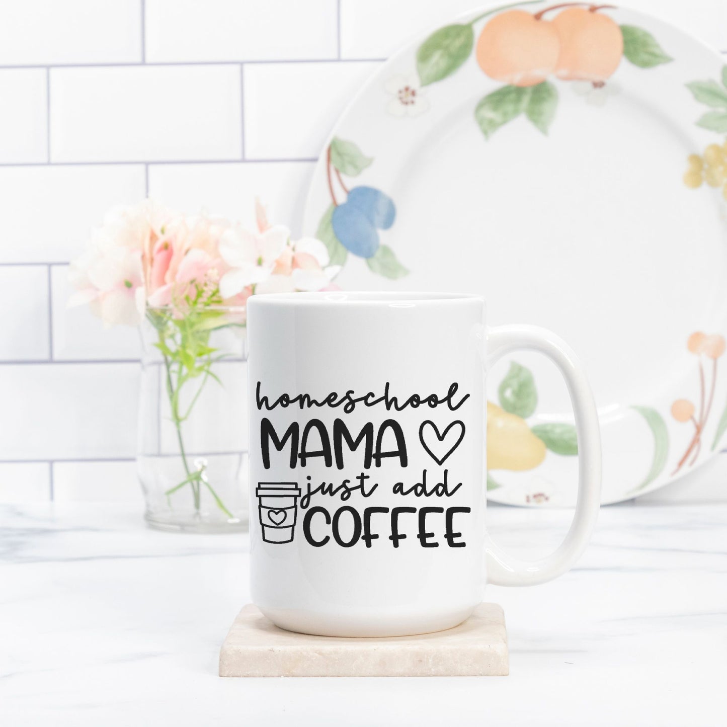 Homeschool Mama Mug Deluxe 15oz.