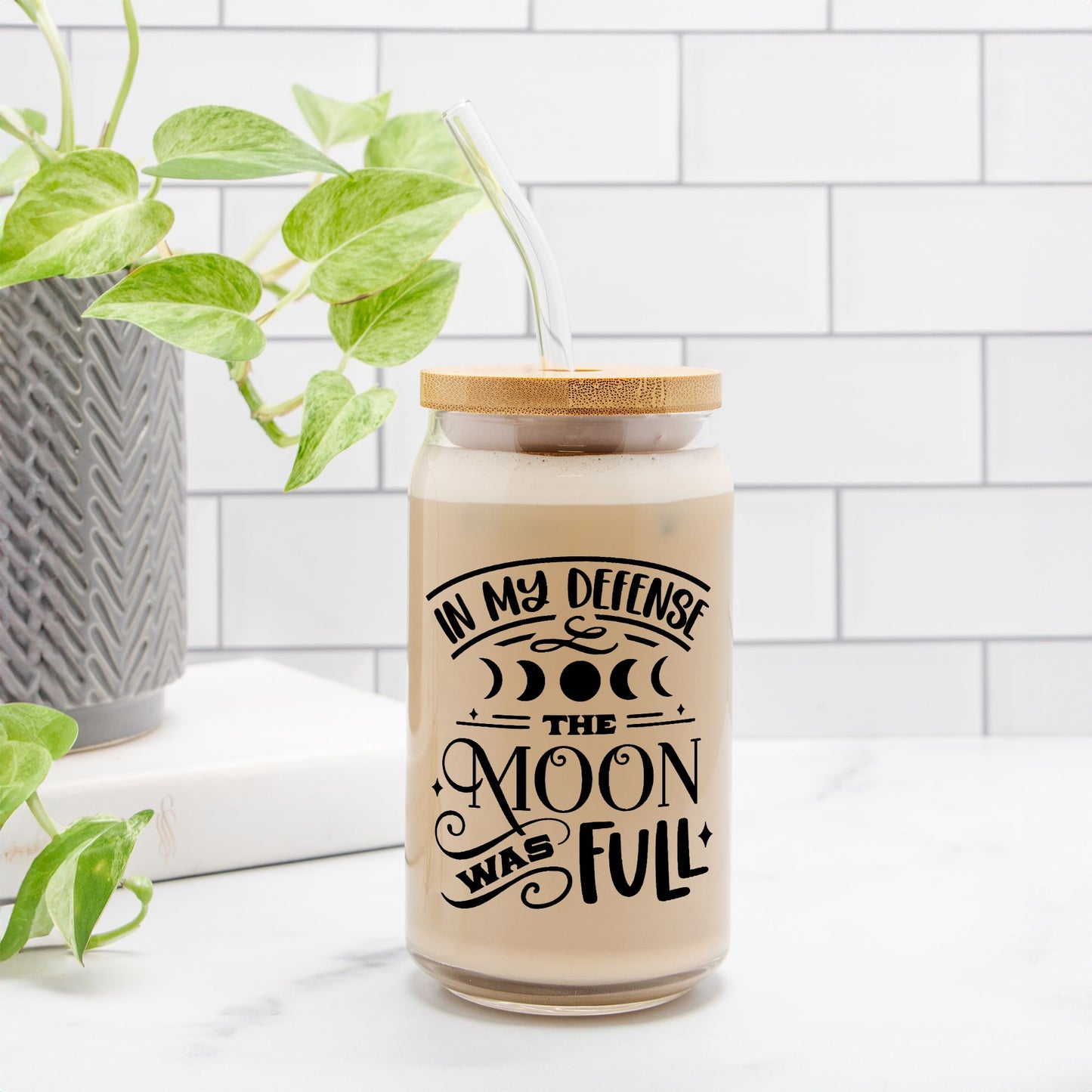 Full Moon Glass Can 16oz
