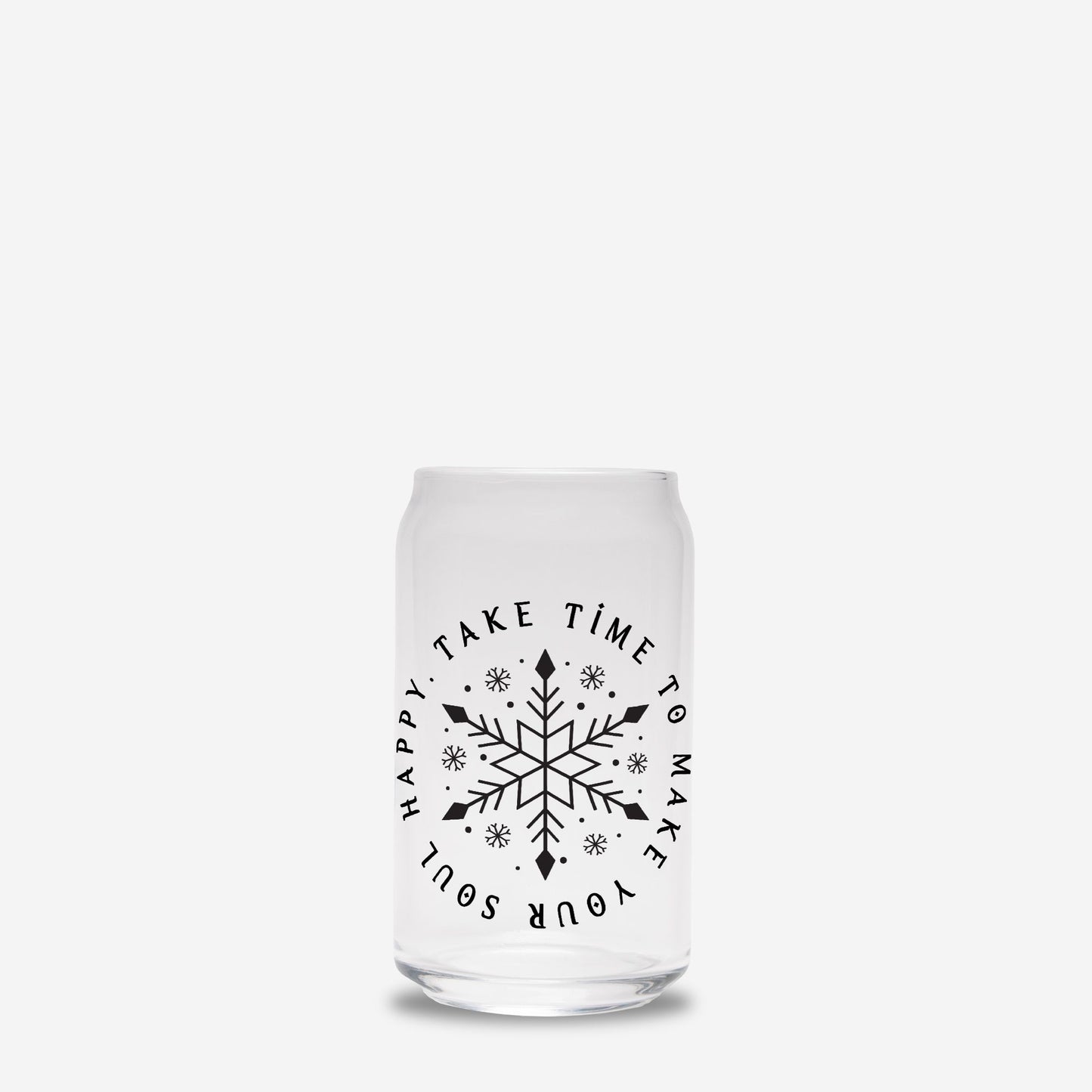 Happy Soul Glass Can