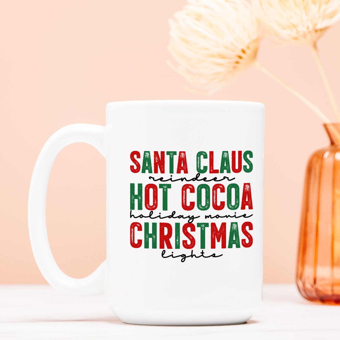 Santa Cocoa Christmas Mug Deluxe 15oz.